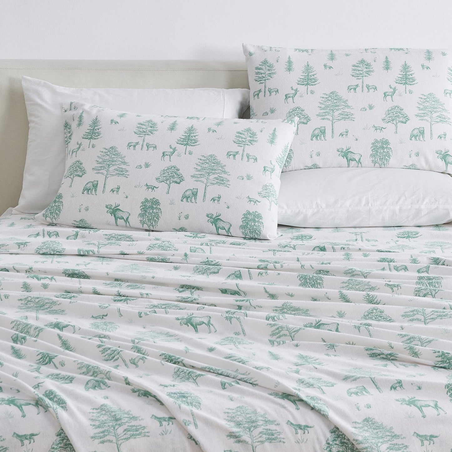 4-Piece Turkish Cotton Flannel Sheet - Fall & Christmas Sheets