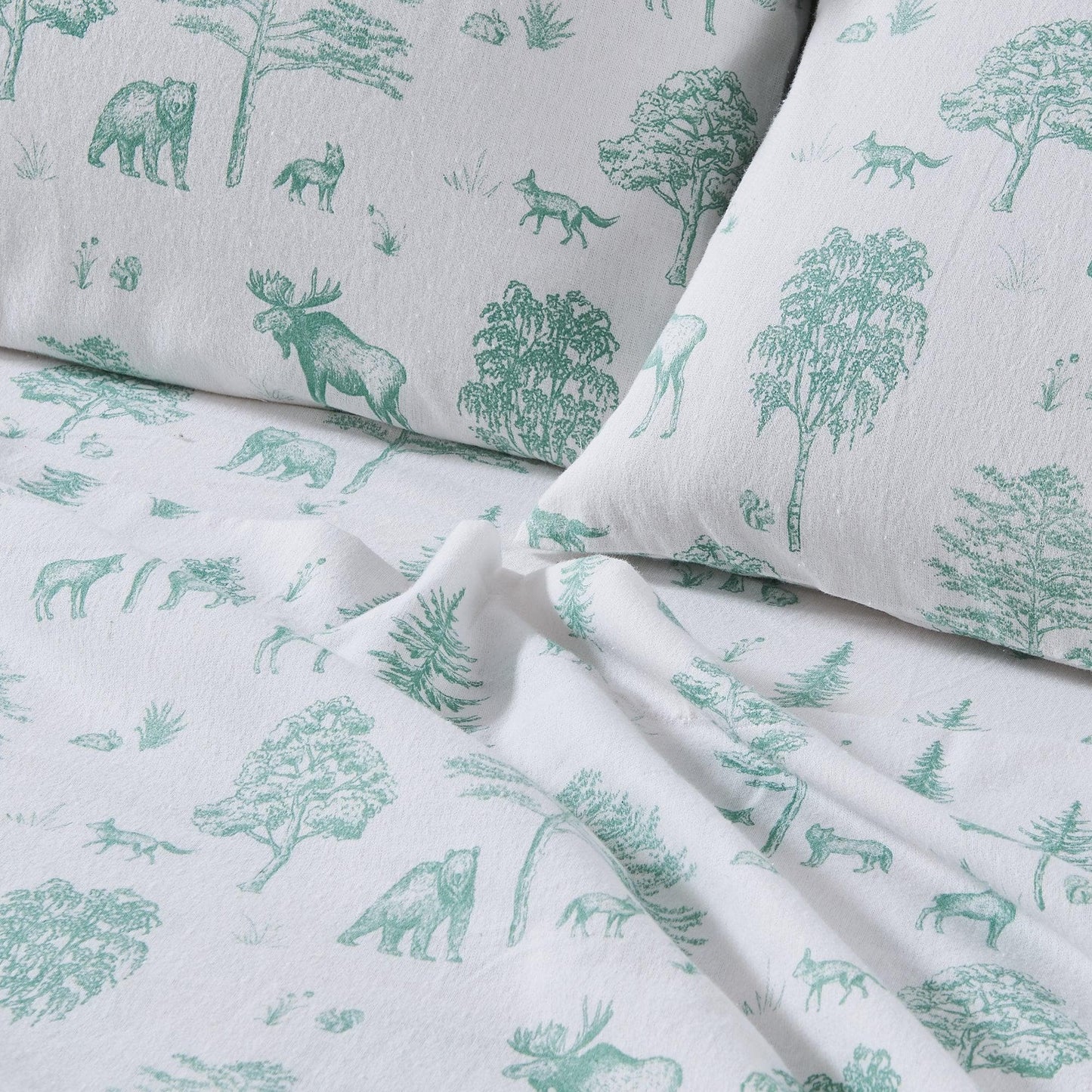4-Piece Turkish Cotton Flannel Sheet - Fall & Christmas Sheets