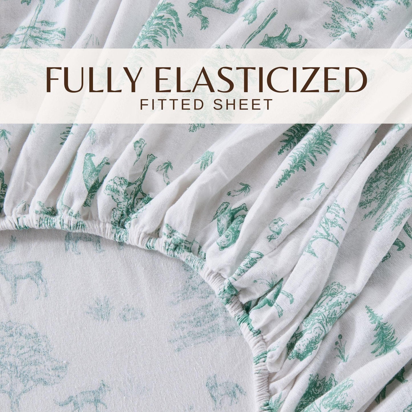 4-Piece Turkish Cotton Flannel Sheet - Fall & Christmas Sheets
