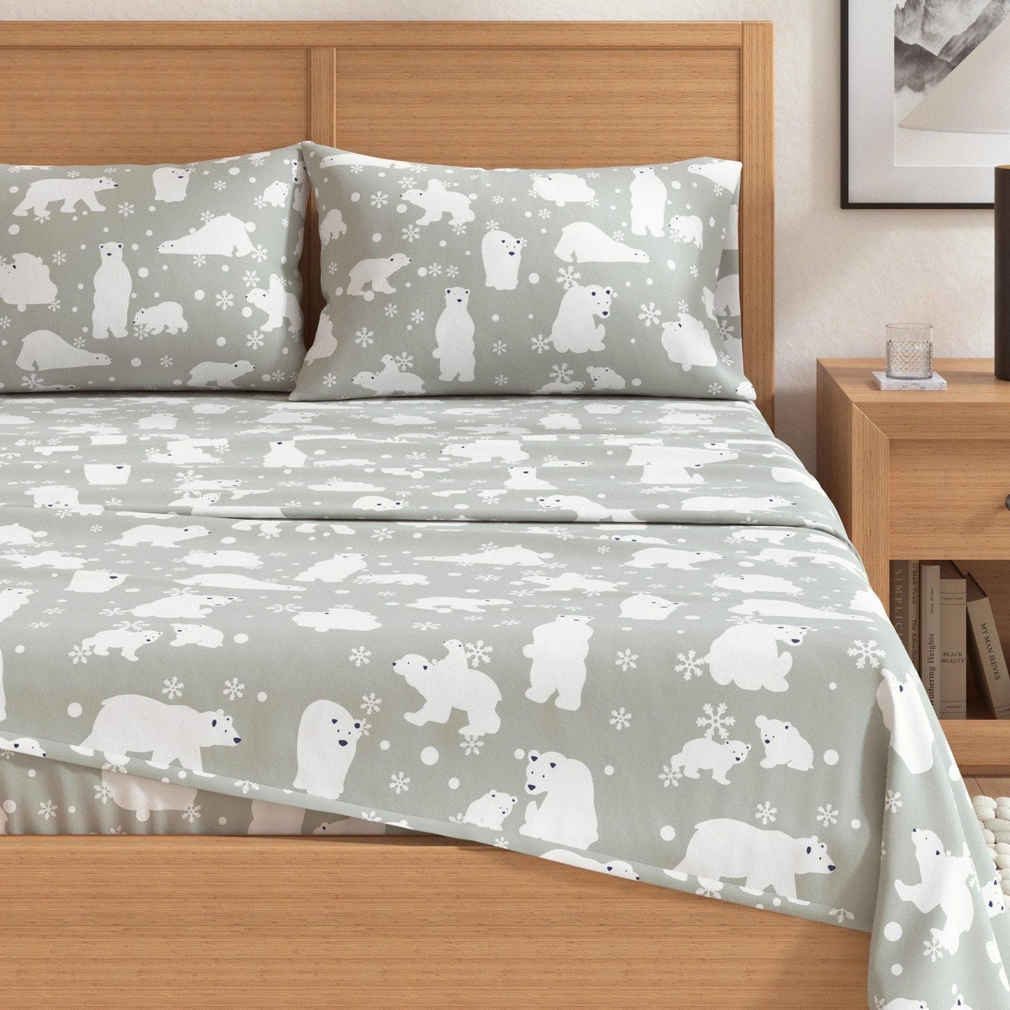 4-Piece Turkish Cotton Flannel Sheet - Fall & Christmas Sheets