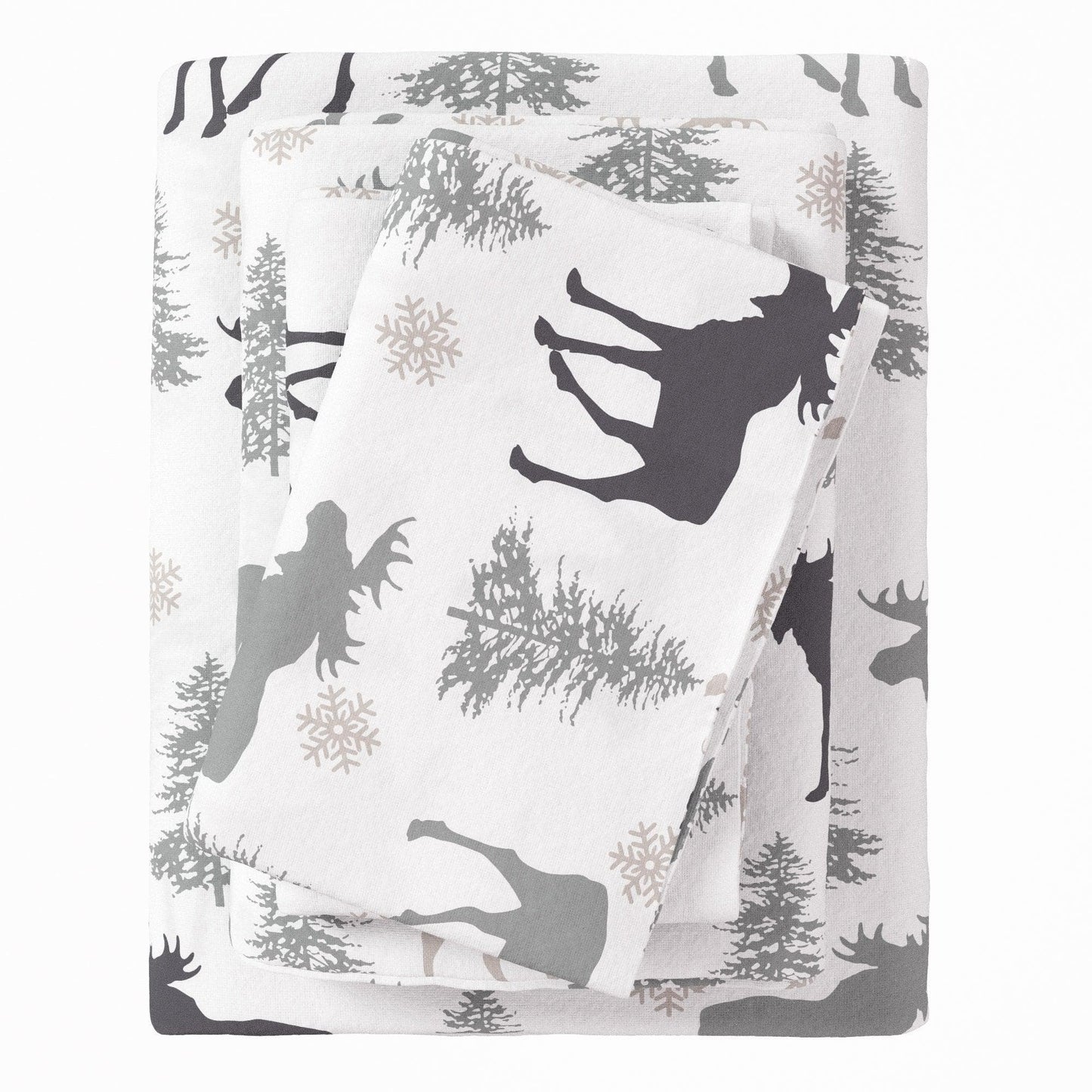 4-Piece Turkish Cotton Flannel Sheet - Fall & Christmas Sheets