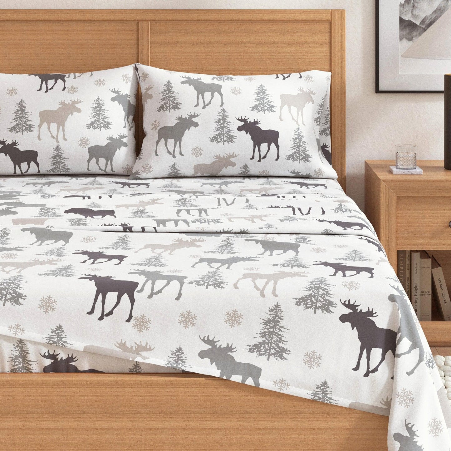 4-Piece Turkish Cotton Flannel Sheet - Fall & Christmas Sheets