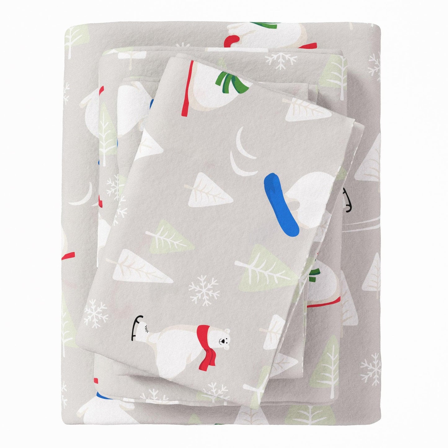 4-Piece Turkish Cotton Flannel Sheet - Fall & Christmas Sheets