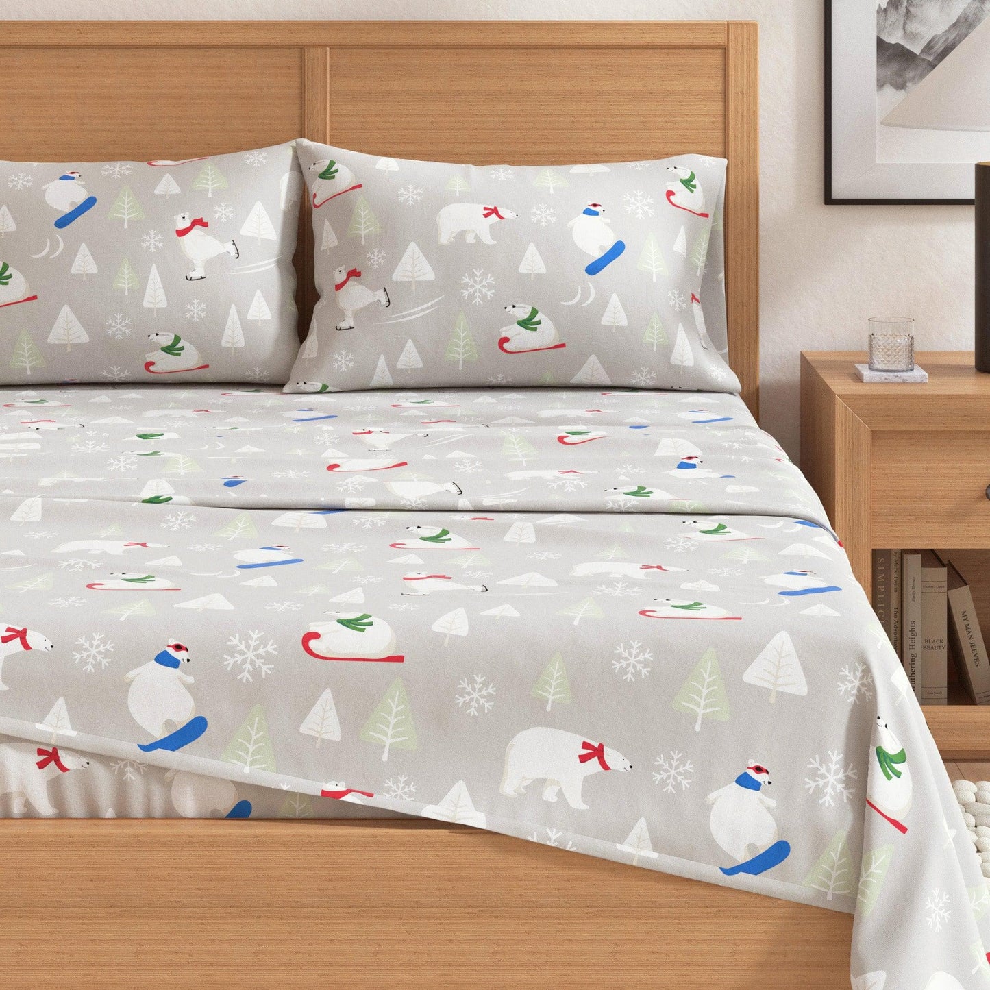 4-Piece Turkish Cotton Flannel Sheet - Fall & Christmas Sheets