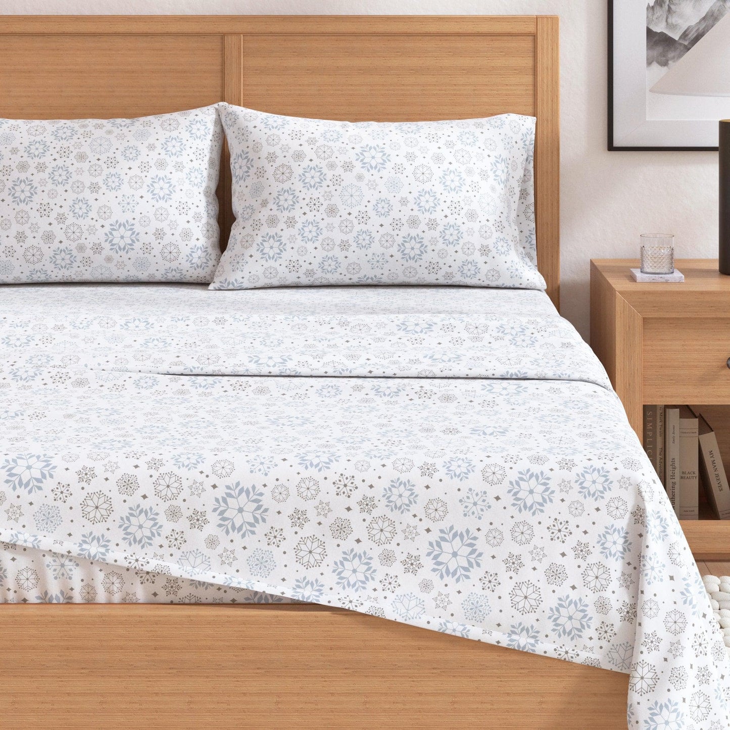 4-Piece Turkish Cotton Flannel Sheet - Fall & Christmas Sheets