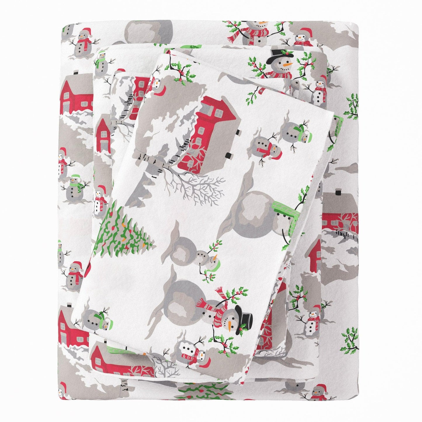 4-Piece Turkish Cotton Flannel Sheet - Fall & Christmas Sheets
