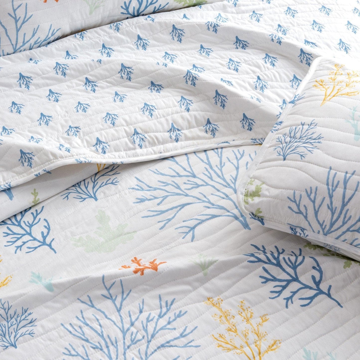 Coastal Coral Quilt - Maldives Collection - Coastal Quilts