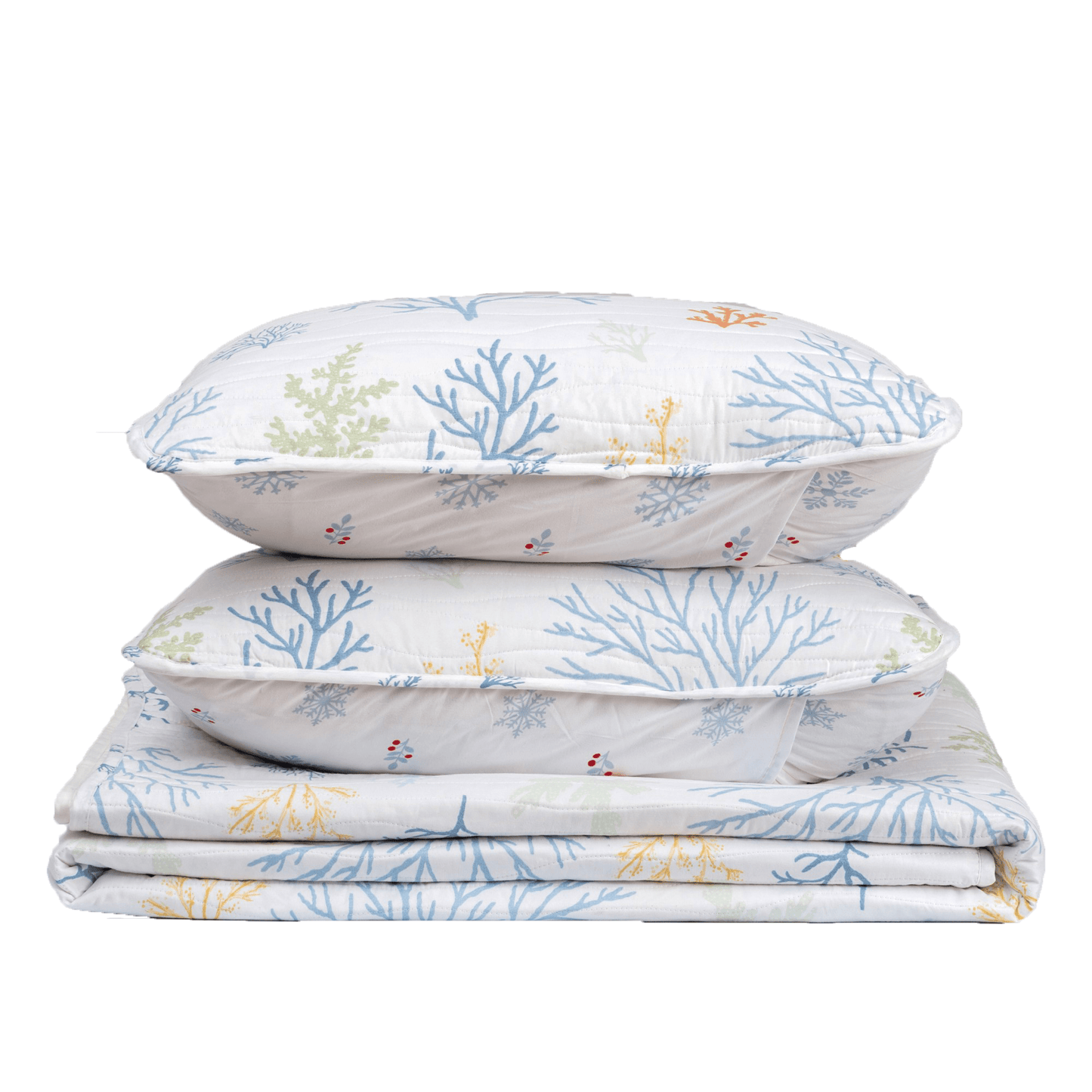 Coastal Coral Quilt - Maldives Collection - Coastal Quilts