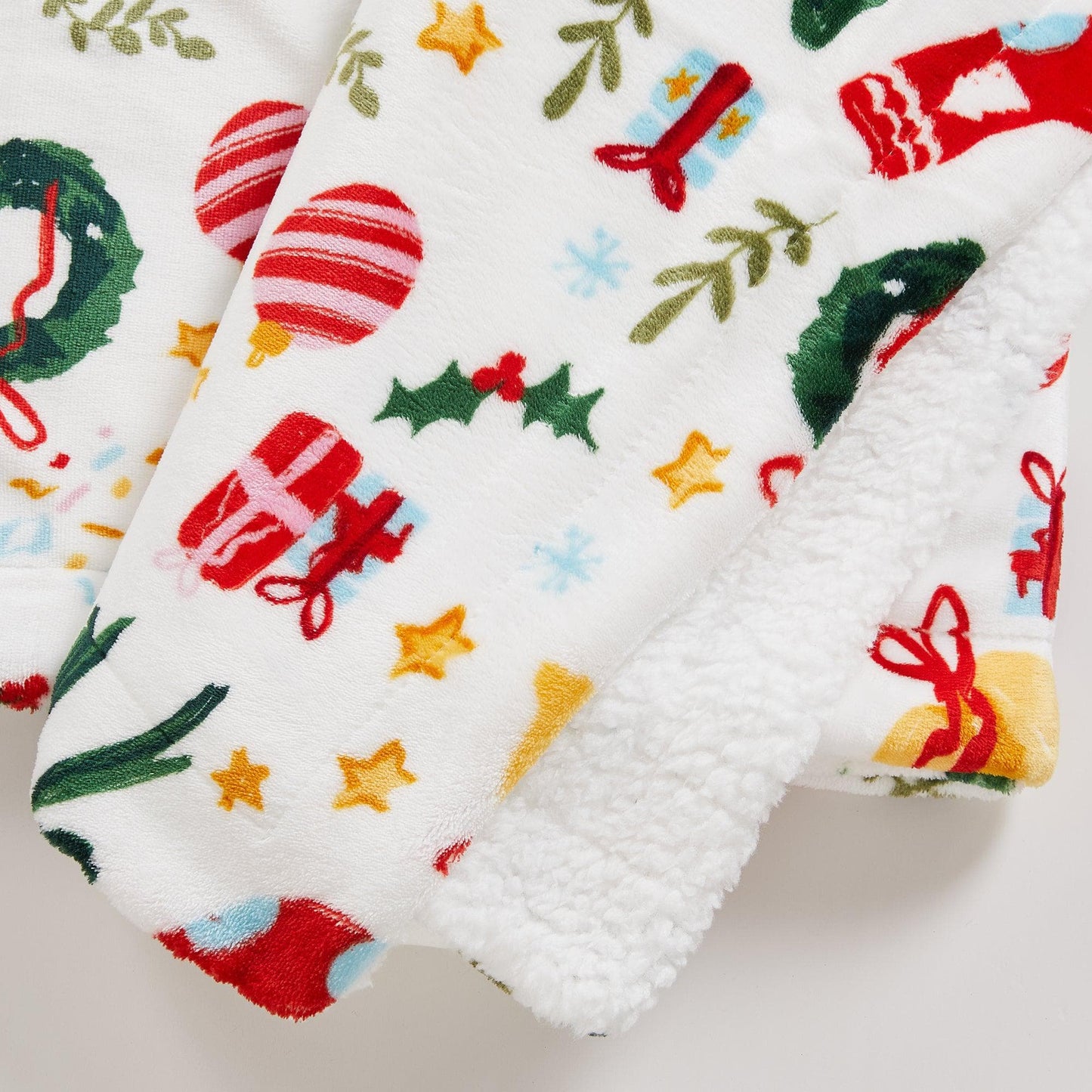 Christmas Sherpa Throw Blankets - Christmas Themed Quilts