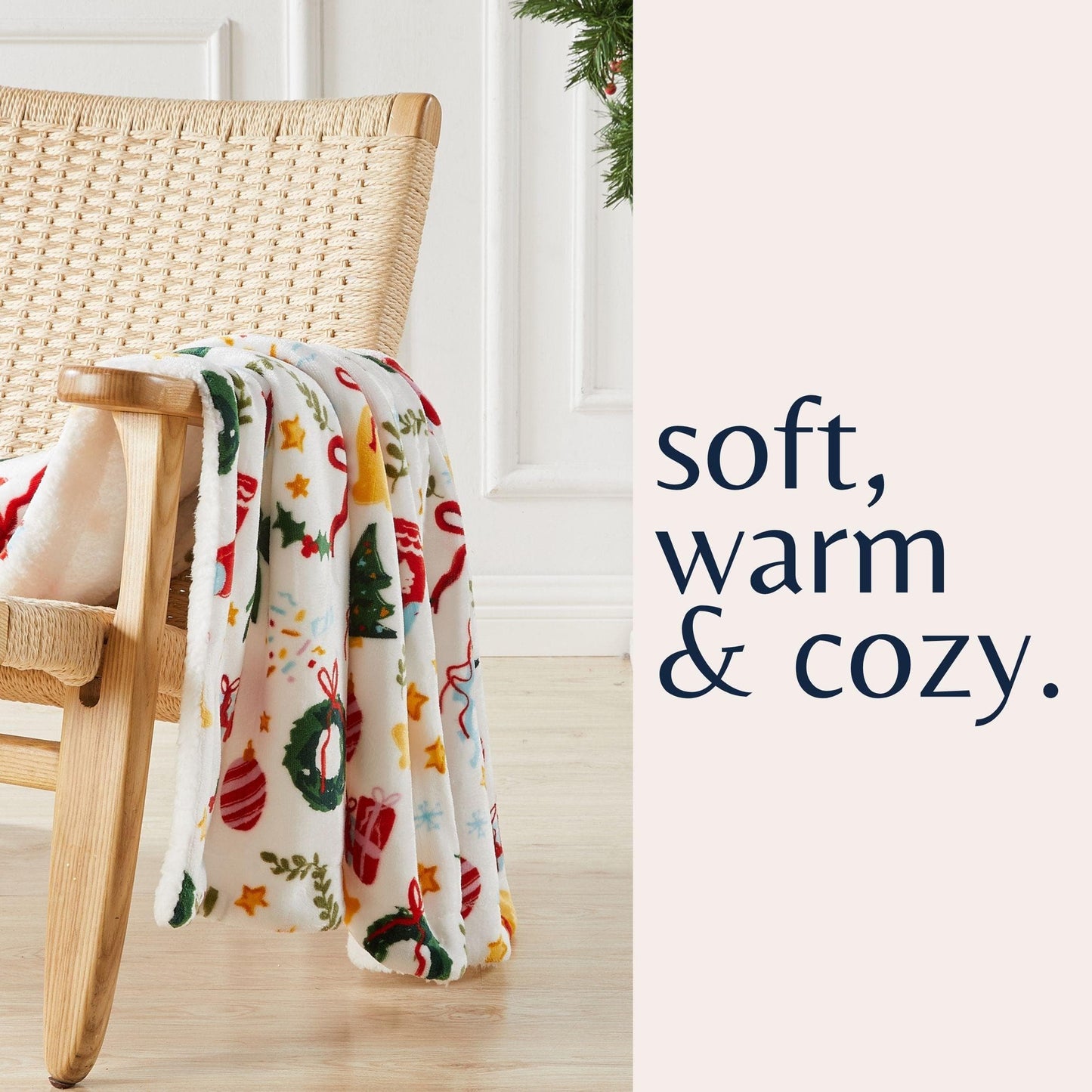 Christmas Sherpa Throw Blankets - Christmas Themed Quilts