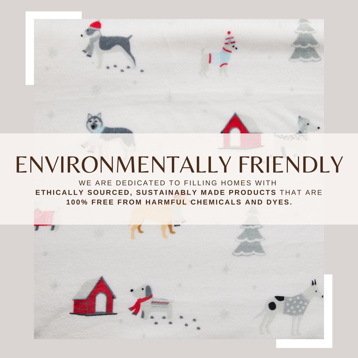 Christmas Sherpa Throw Blanket - Festive Christmas Themed Bedding