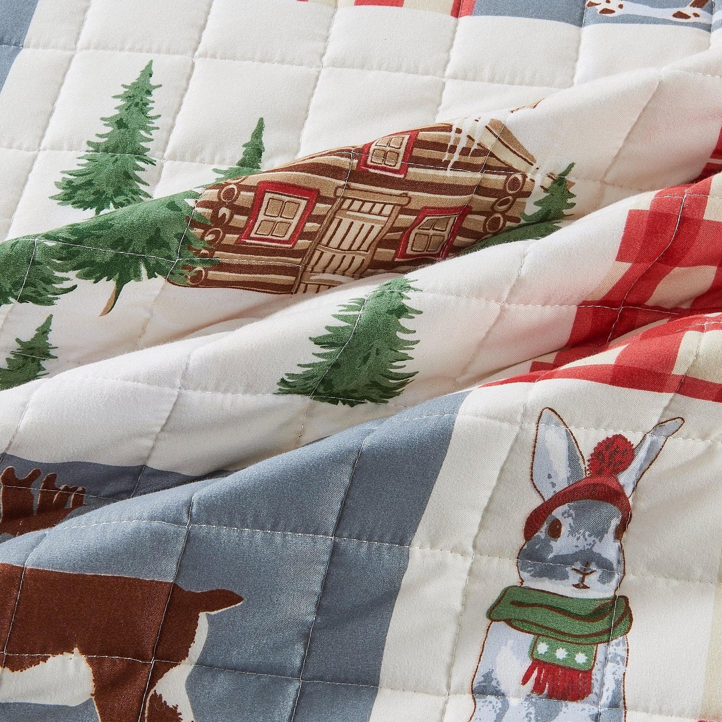 Colorful Christmas Quilt Set - Christmas Holiday Quilts