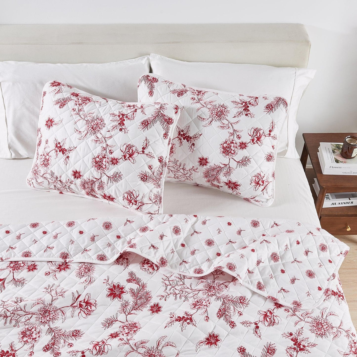 Colorful Christmas Quilt Set - Christmas Holiday Quilts