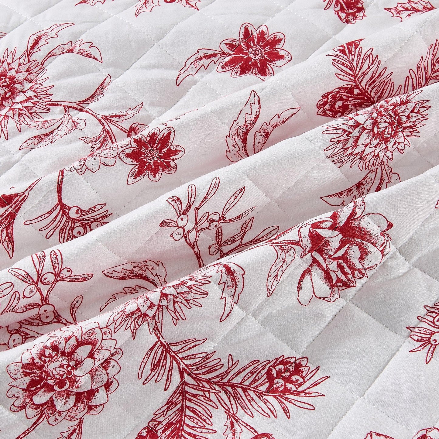 Colorful Christmas Quilt Set - Christmas Holiday Quilts