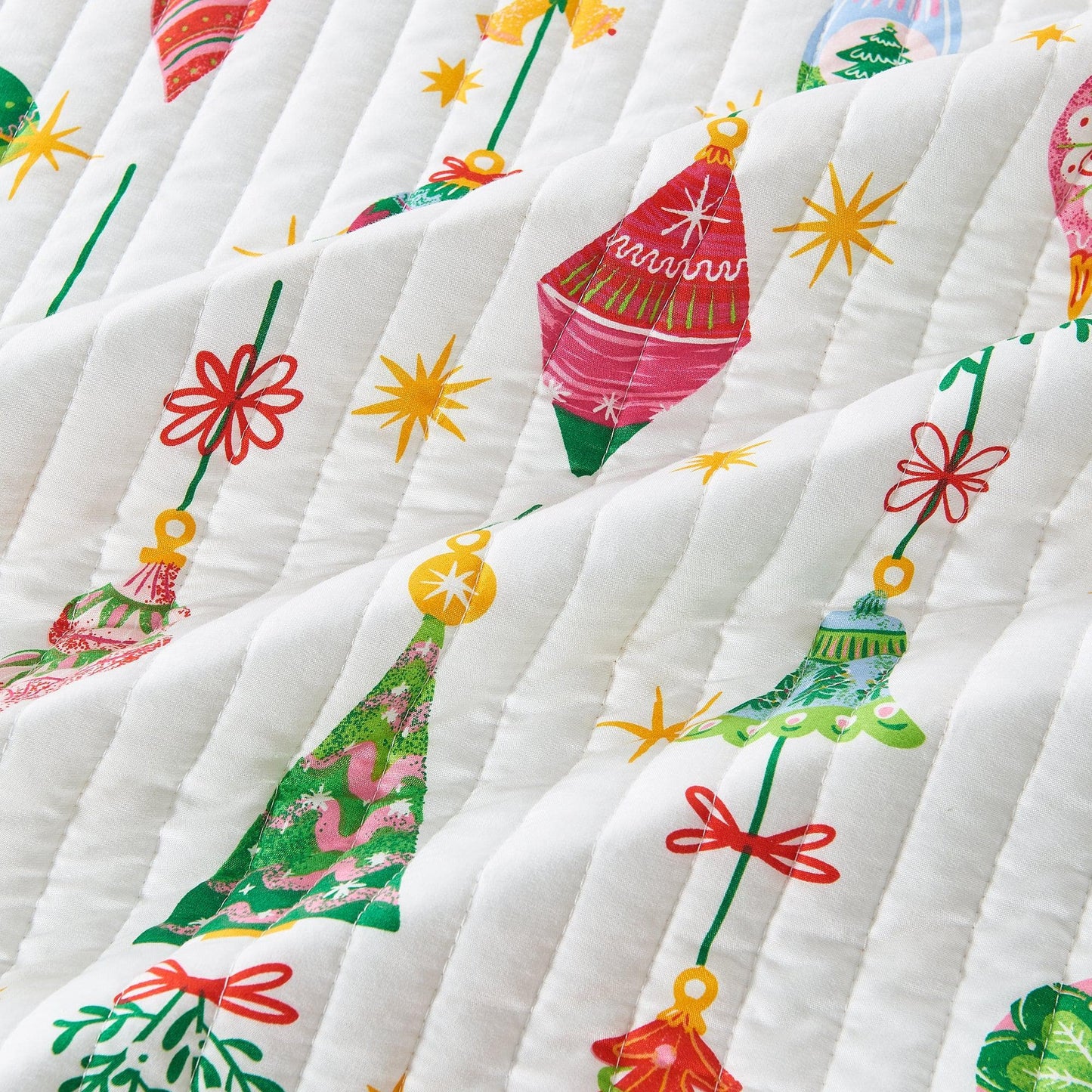 Colorful Christmas Quilt Set - Christmas Holiday Quilts