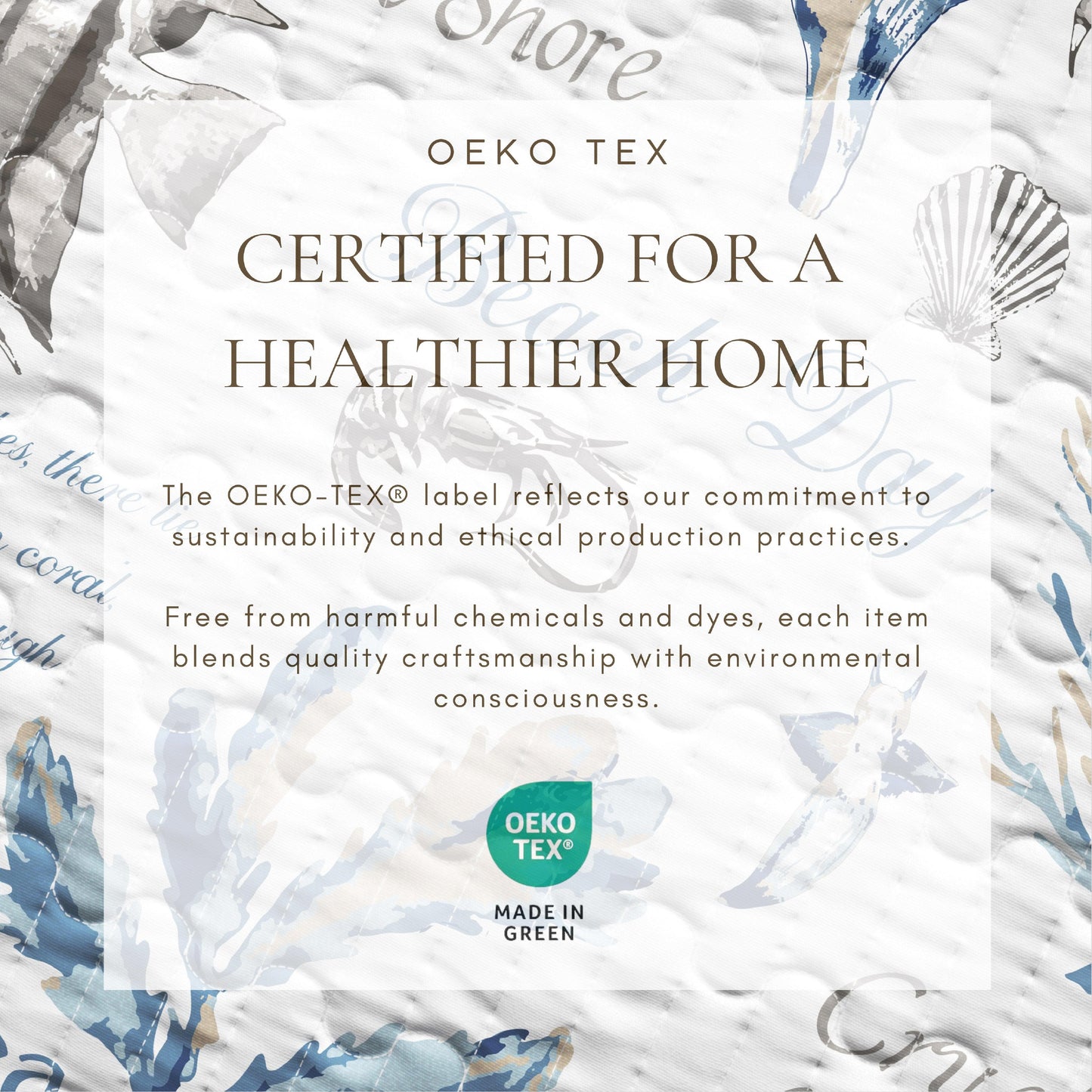 Stripe & Ocean Story Coastal Quilt Set - Coastal Blue Bedding Sets