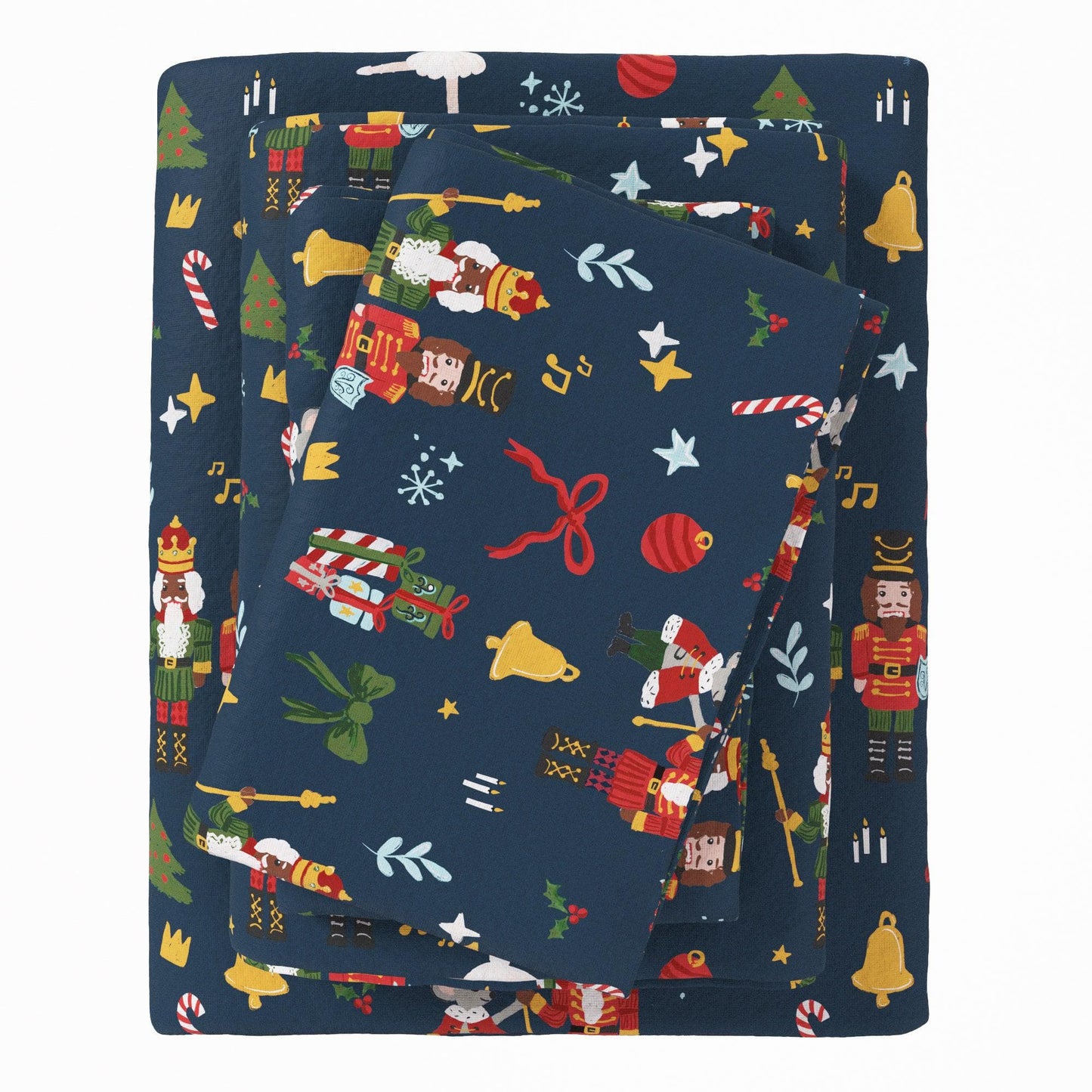 4-Piece Turkish Cotton Christmas Flannel Sheet - Christmas Sheets