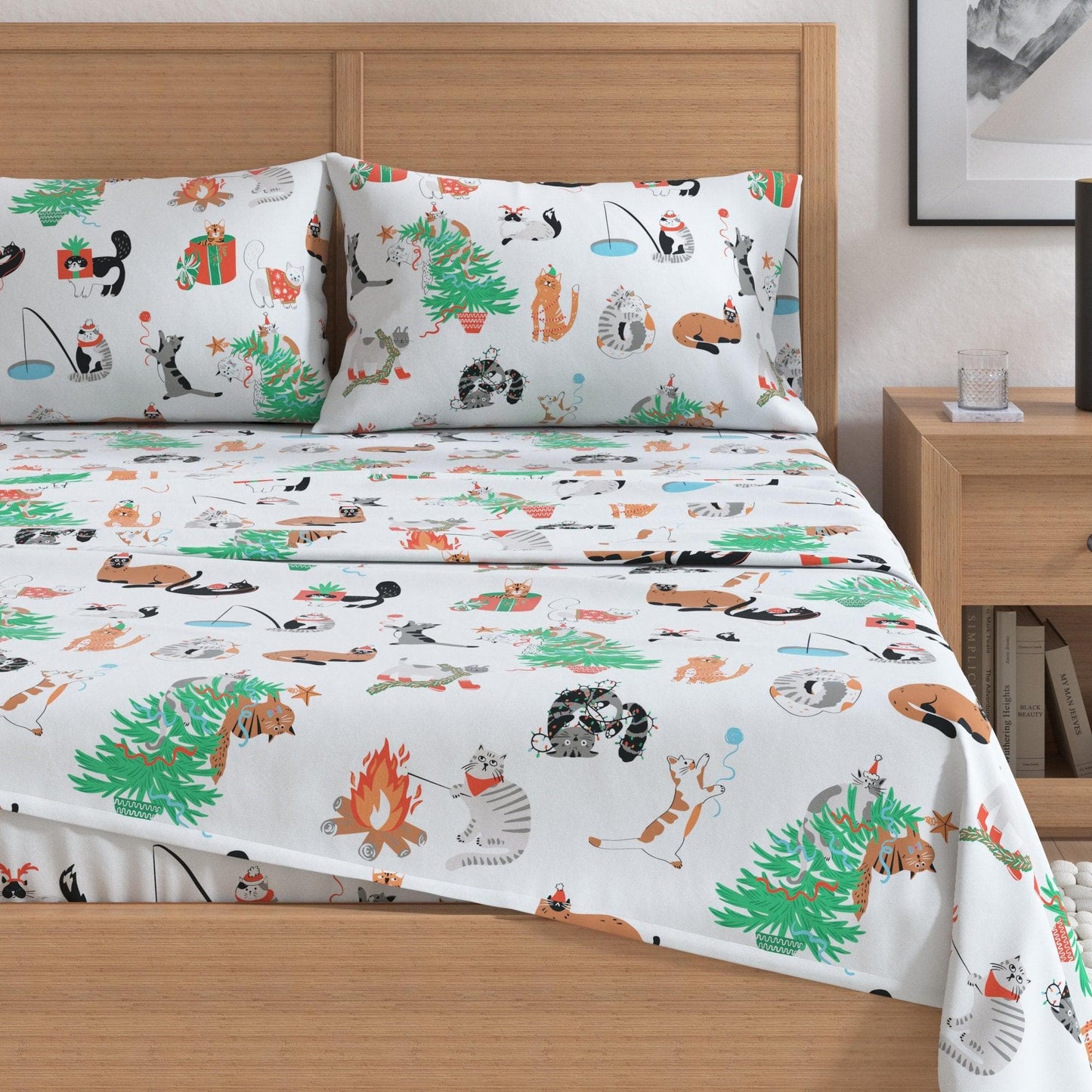 4-Piece Turkish Cotton Flannel Sheet - Fall & Christmas Sheets