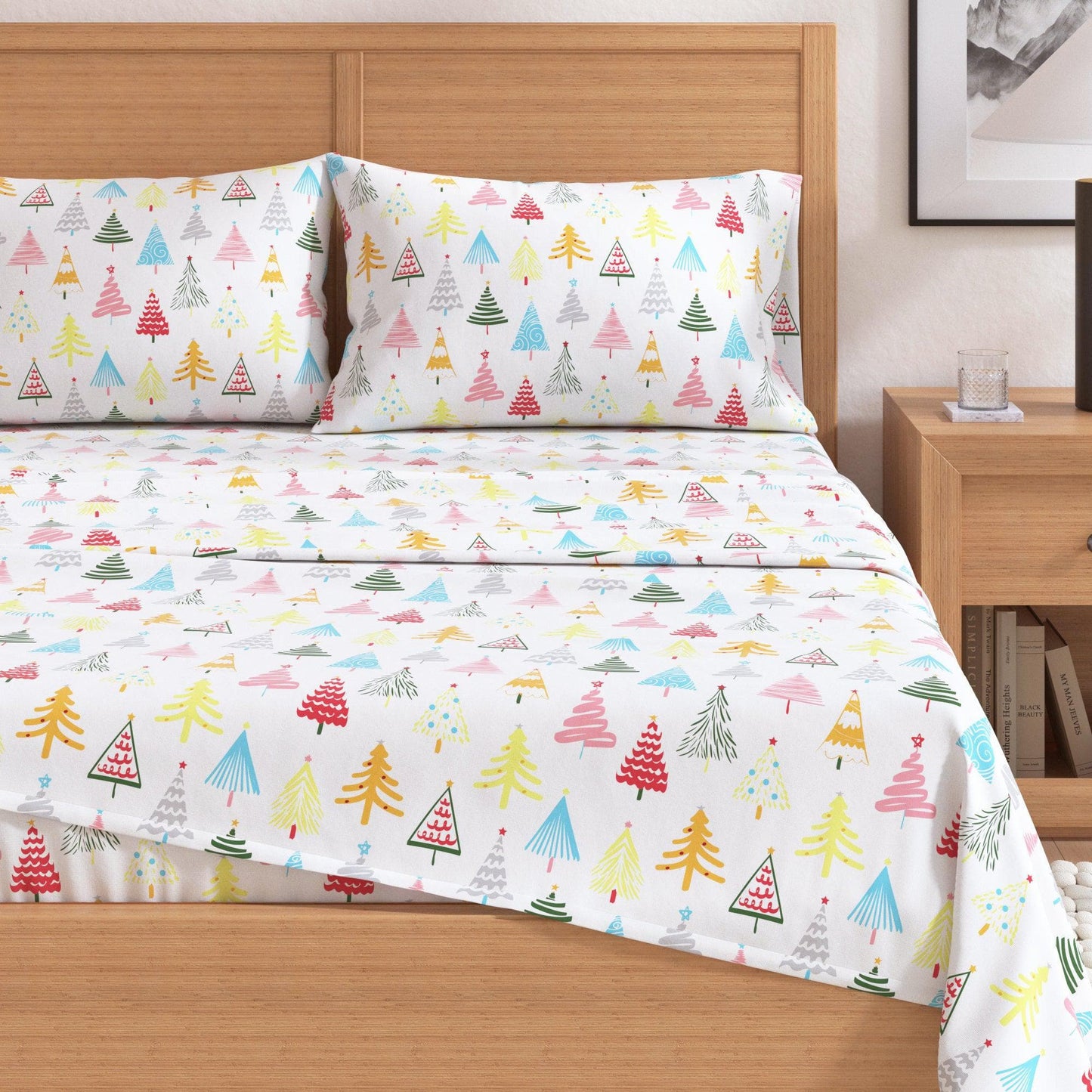 4-Piece Turkish Cotton Flannel Sheet - Fall & Christmas Sheets