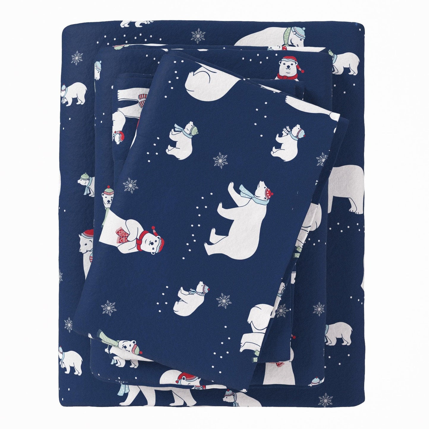 4-Piece Turkish Cotton Flannel Sheet - Fall & Christmas Sheets