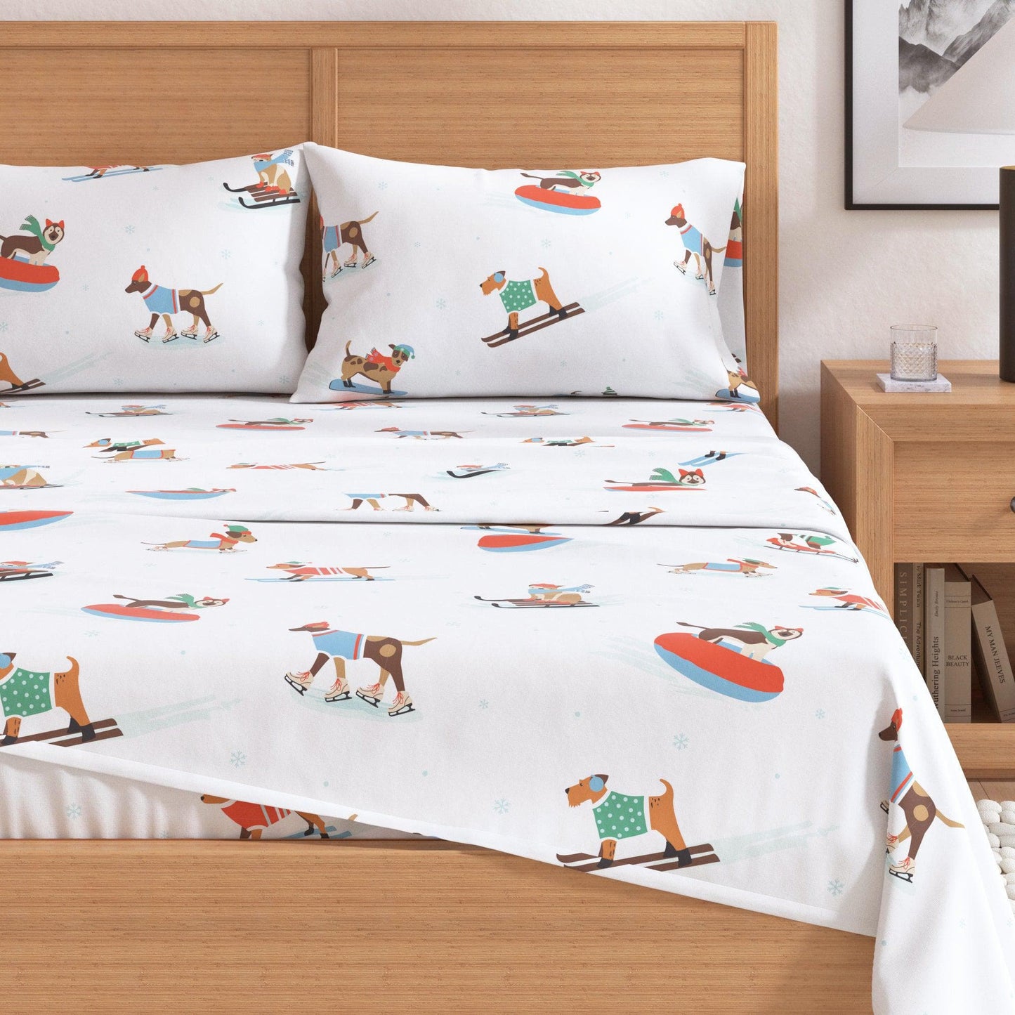 4-Piece Turkish Cotton Flannel Sheet - Fall & Christmas Sheets