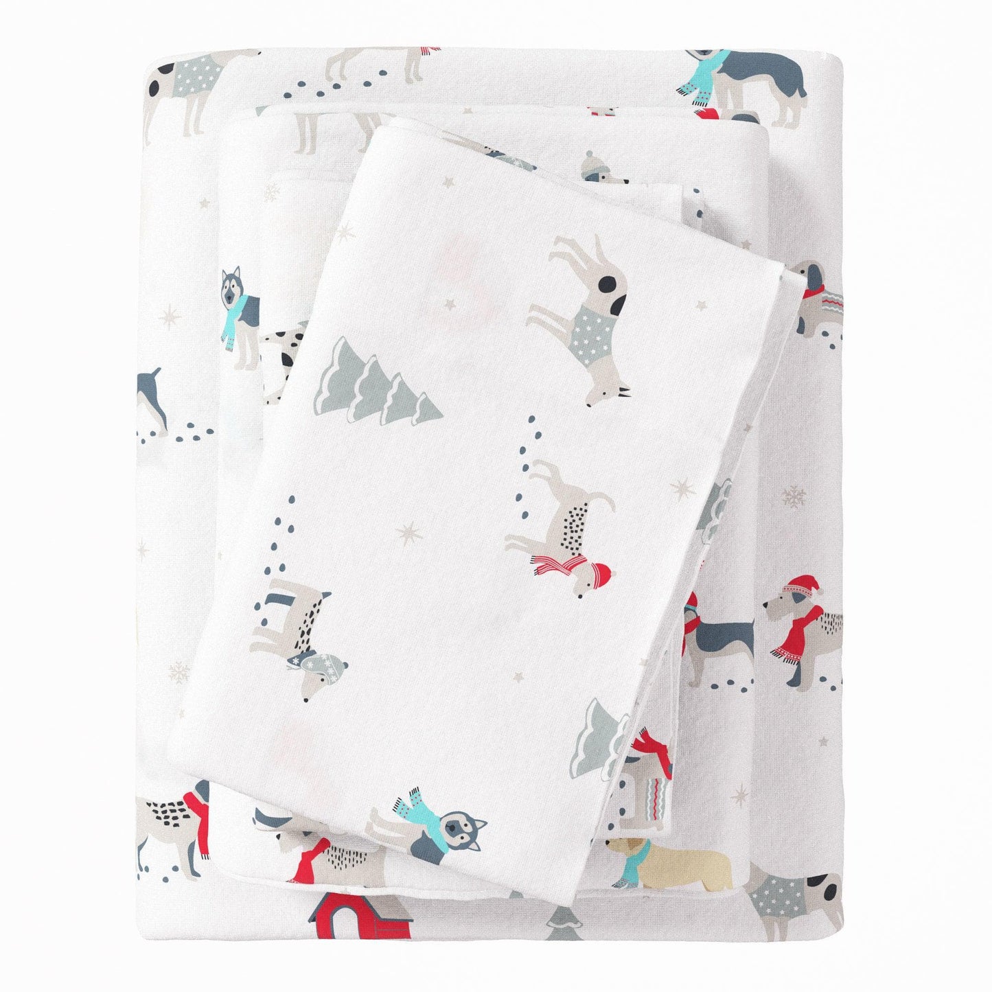 4-Piece Turkish Cotton Flannel Sheet - Fall & Christmas Sheets