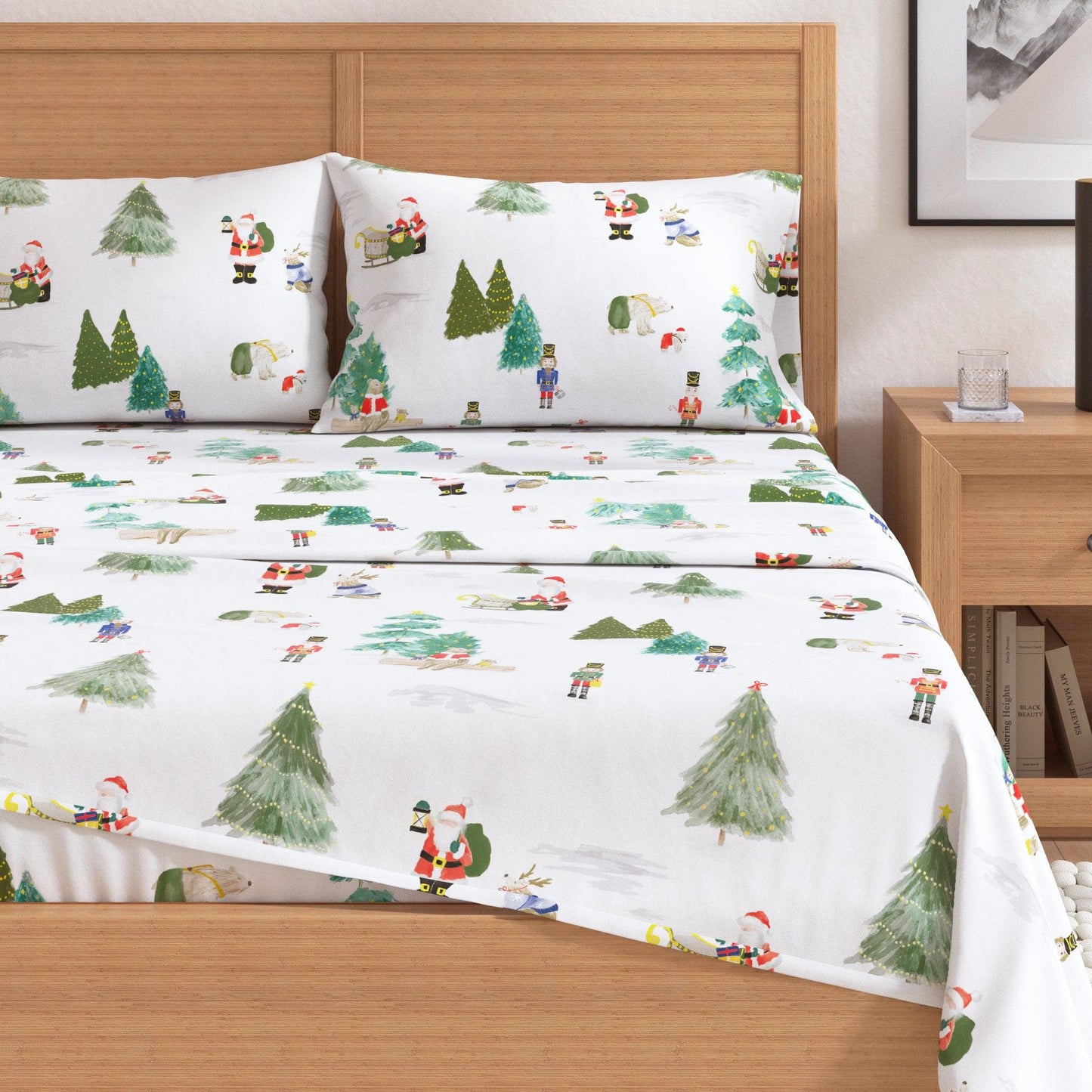 4-Piece Turkish Cotton Flannel Sheet - Fall & Christmas Sheets