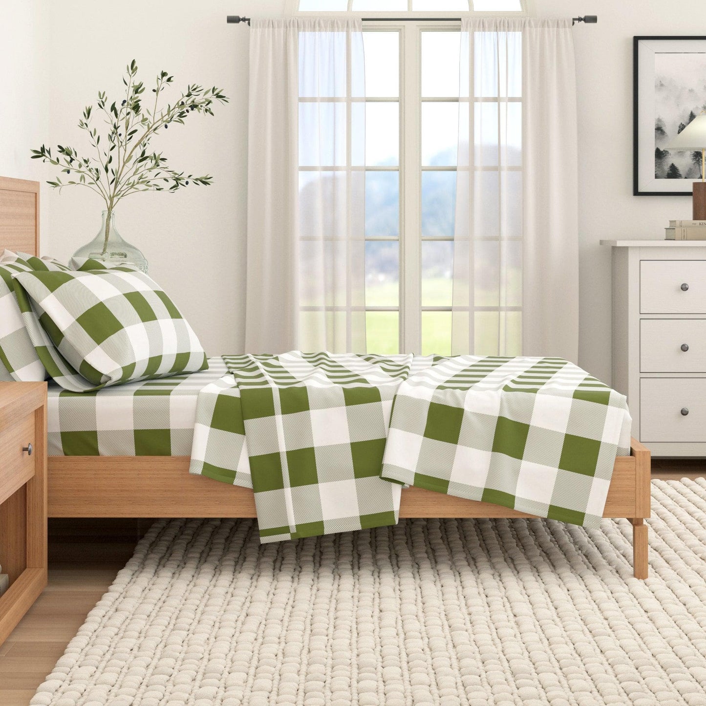 Turkish Cotton Flannel Sheets - Fall & Christmas Themed Flannel Sheets