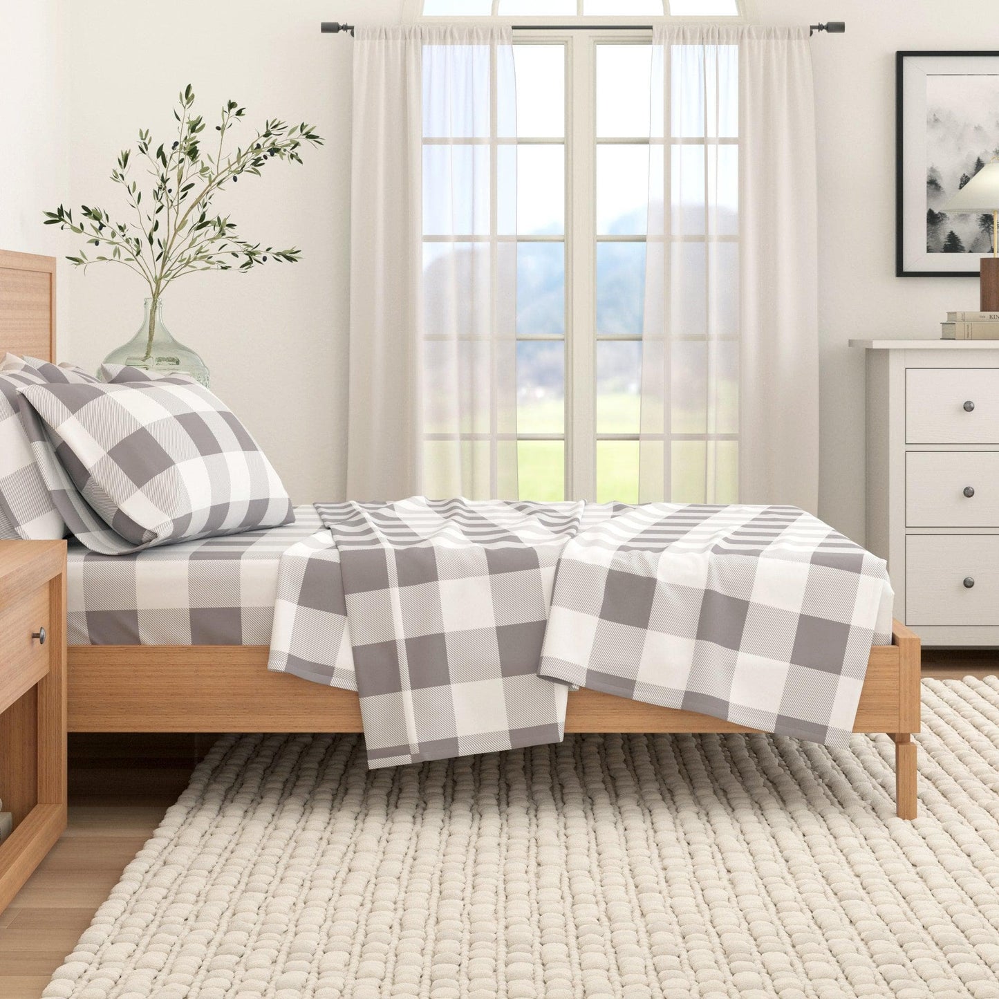 Turkish Cotton Flannel Sheets - Fall & Christmas Themed Flannel Sheets