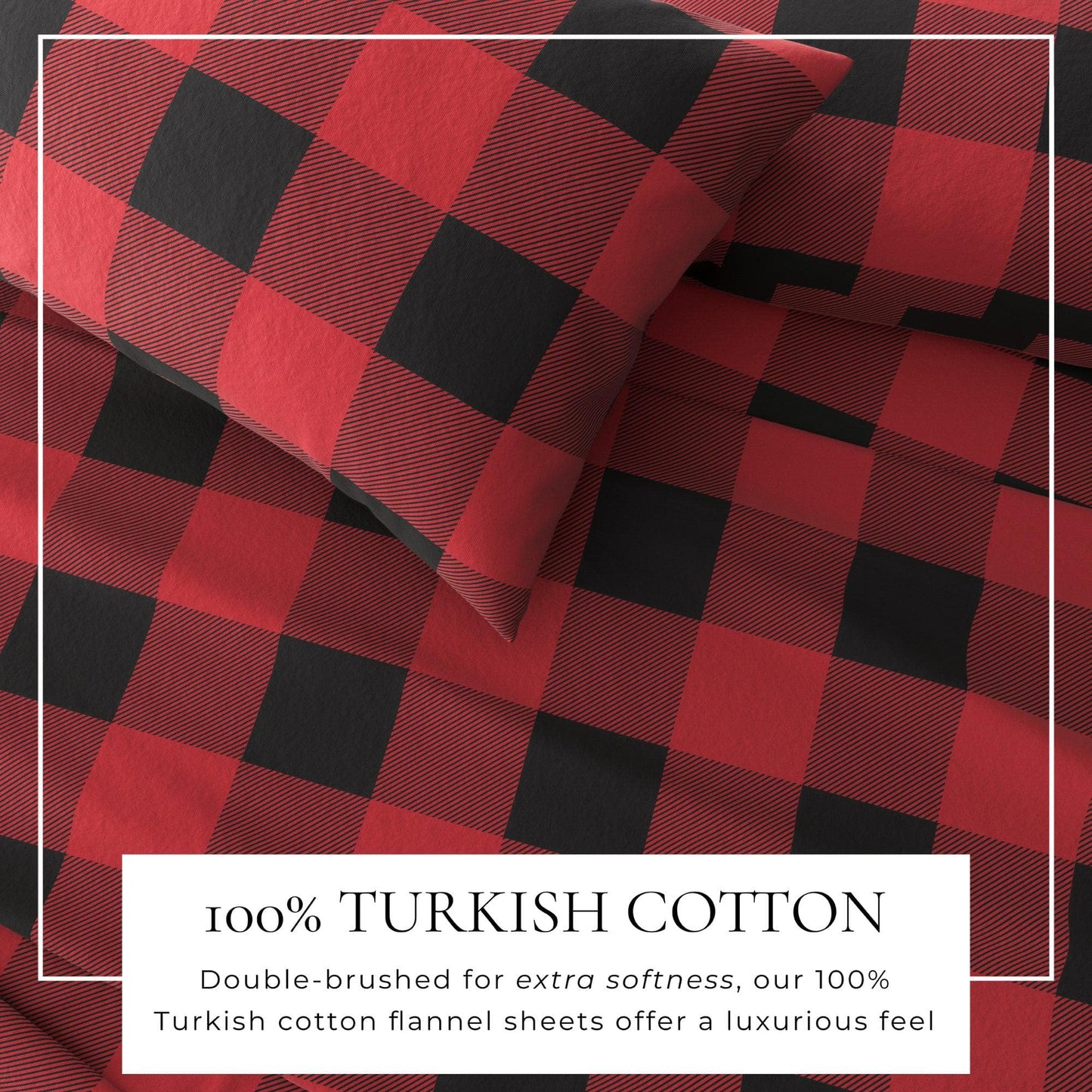 Turkish Cotton Flannel Sheets - Fall & Christmas Themed Flannel Sheets