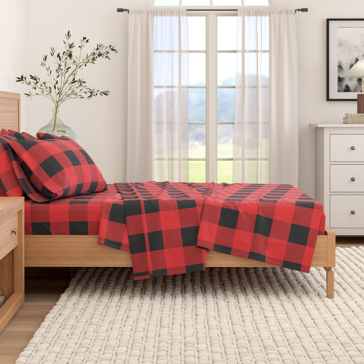 Turkish Cotton Flannel Sheets - Fall & Christmas Themed Flannel Sheets