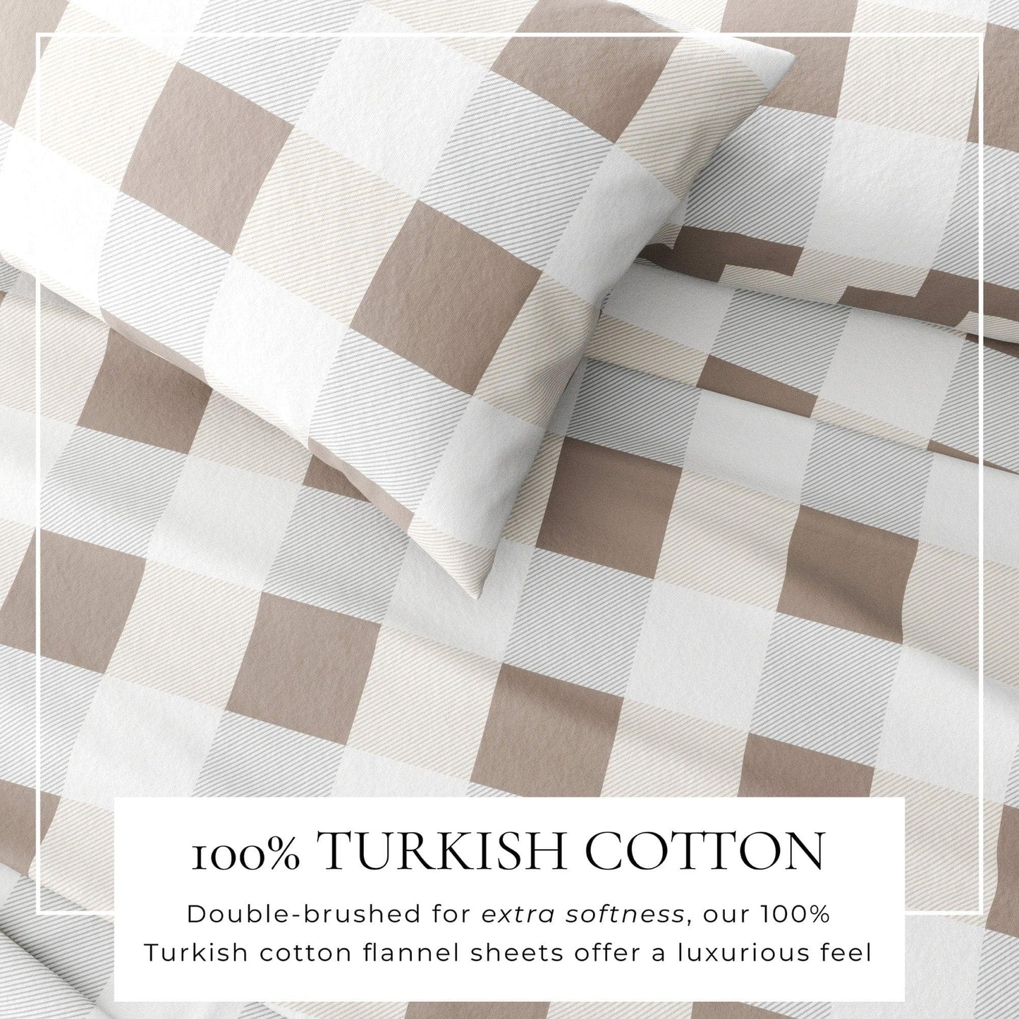 Turkish Cotton Flannel Sheets - Fall & Christmas Themed Flannel Sheets