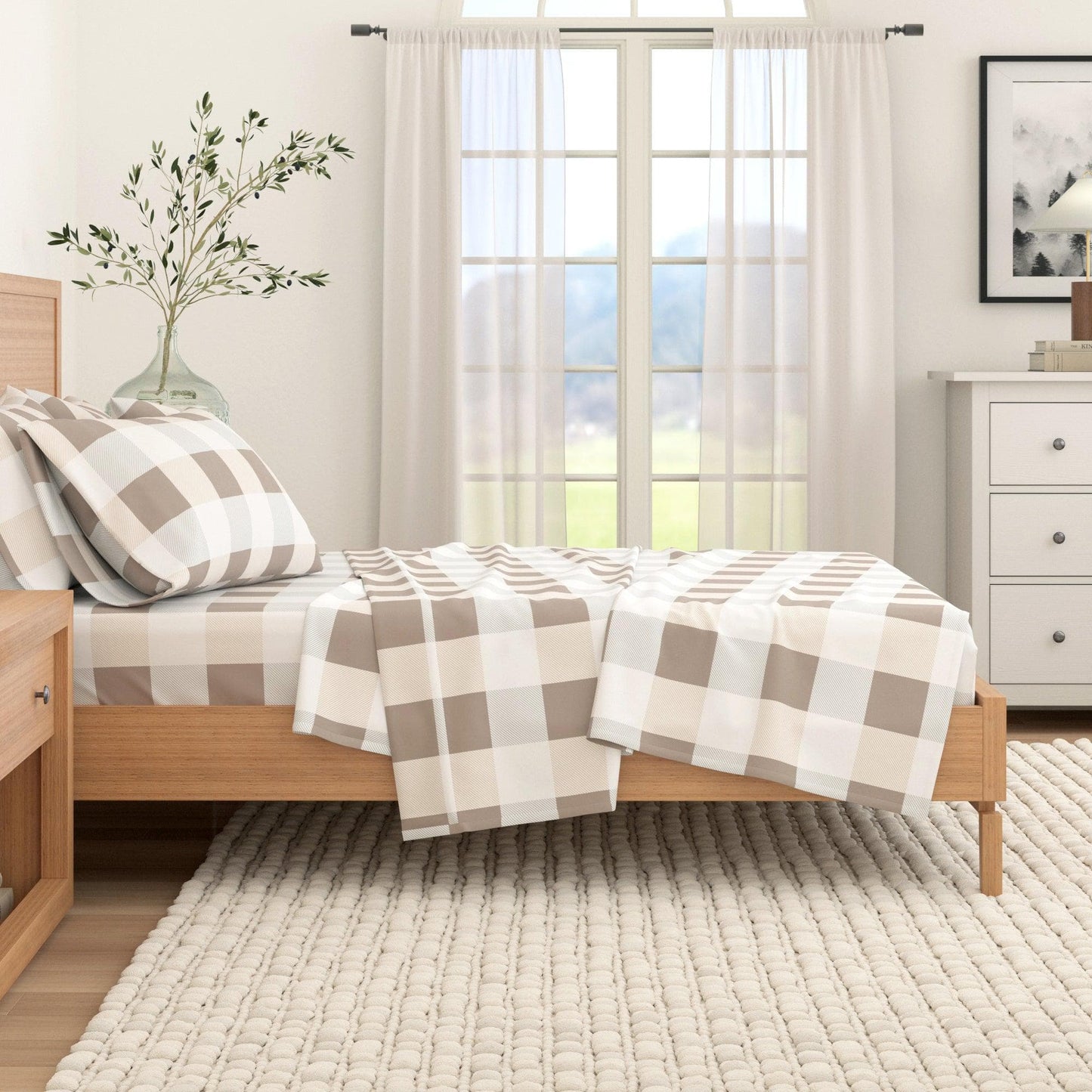Turkish Cotton Flannel Sheets - Fall & Christmas Themed Flannel Sheets