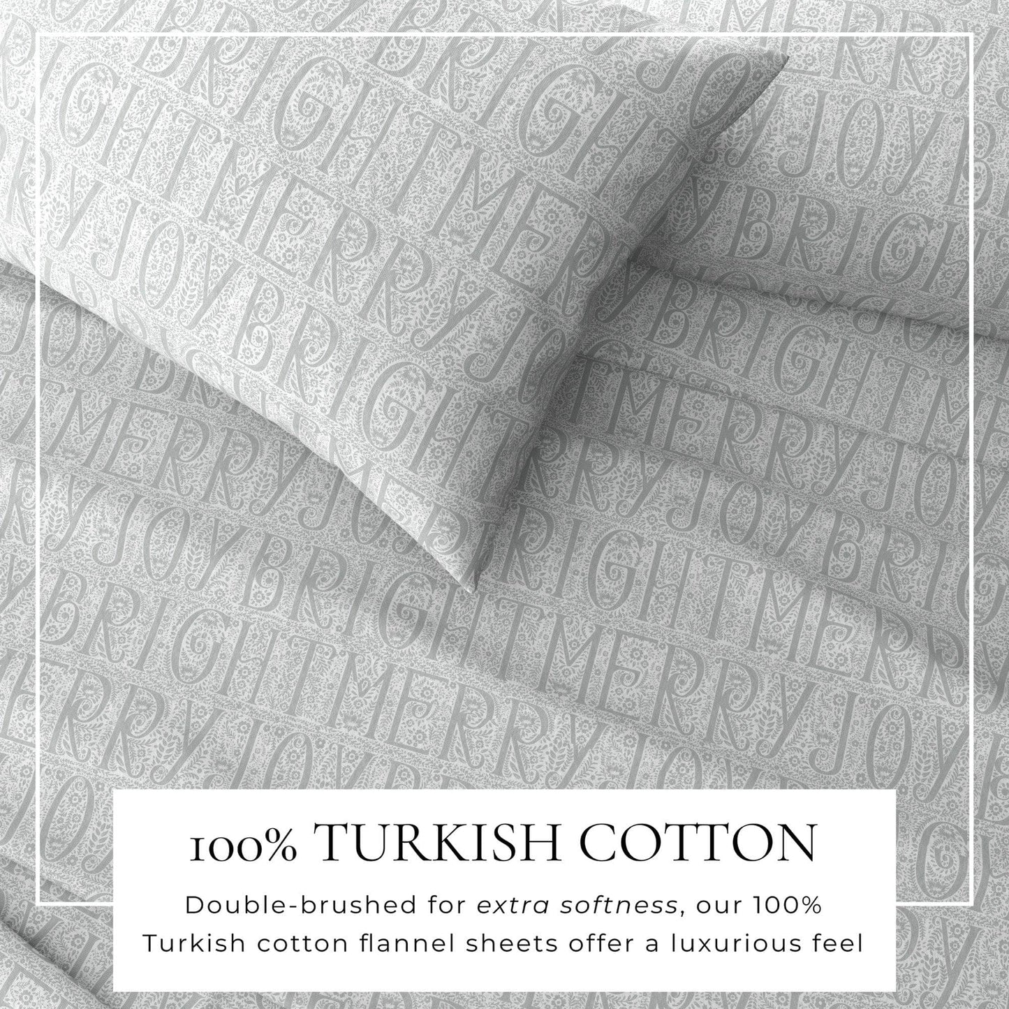 Turkish Cotton Flannel Sheets - Fall & Christmas Themed Flannel Sheets