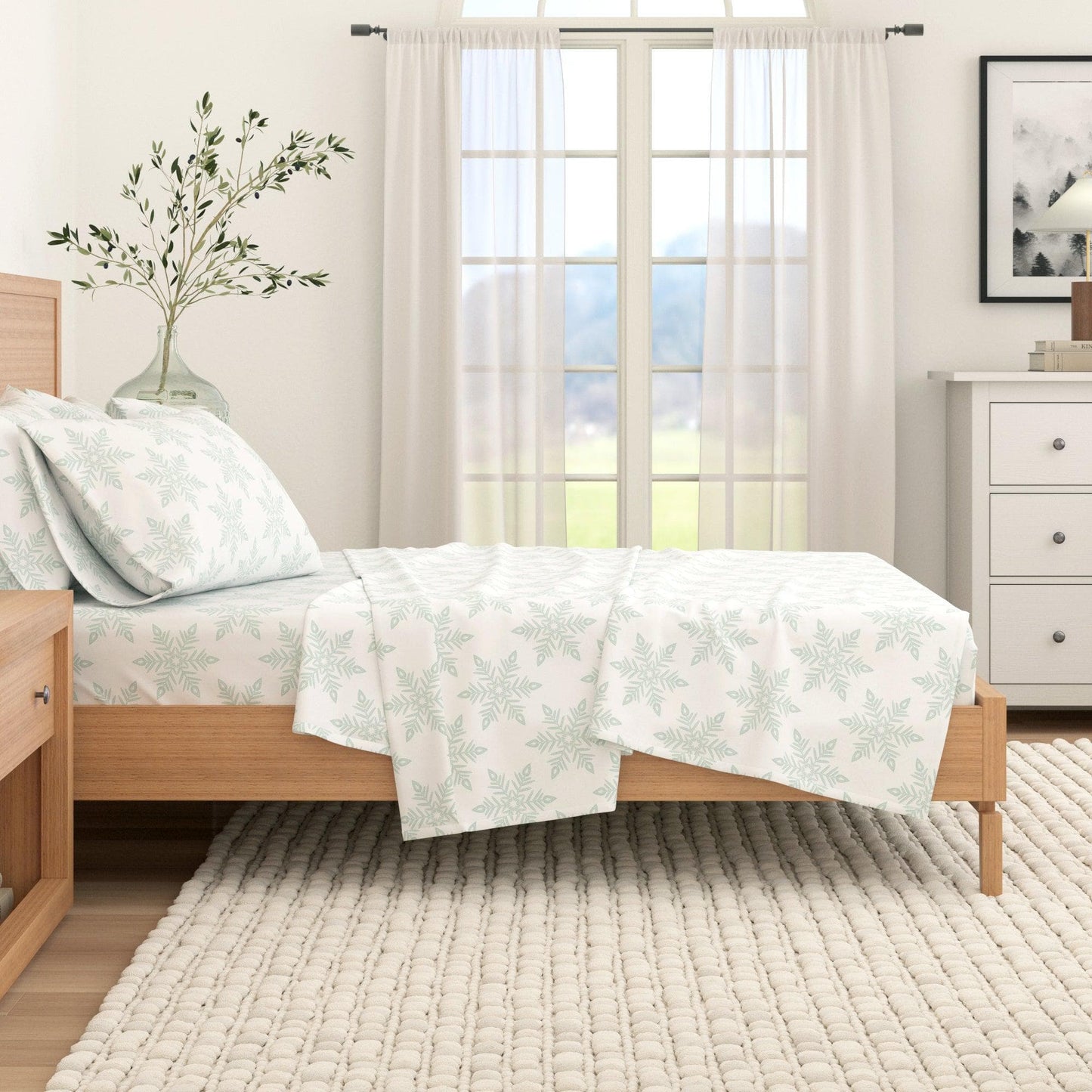 Turkish Cotton Flannel Sheets - Fall & Christmas Themed Flannel Sheets