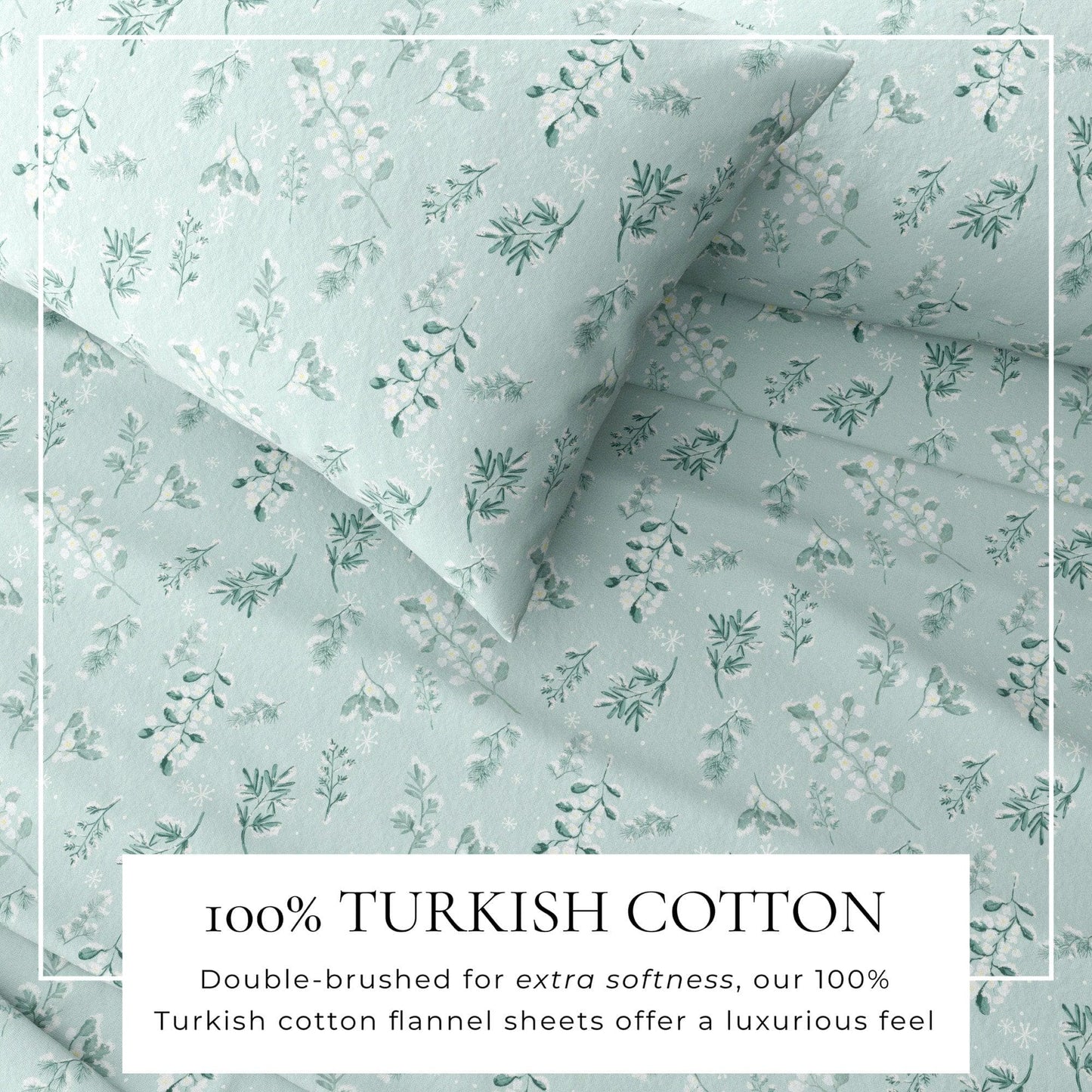 Turkish Cotton Flannel Sheets - Fall & Christmas Themed Flannel Sheets