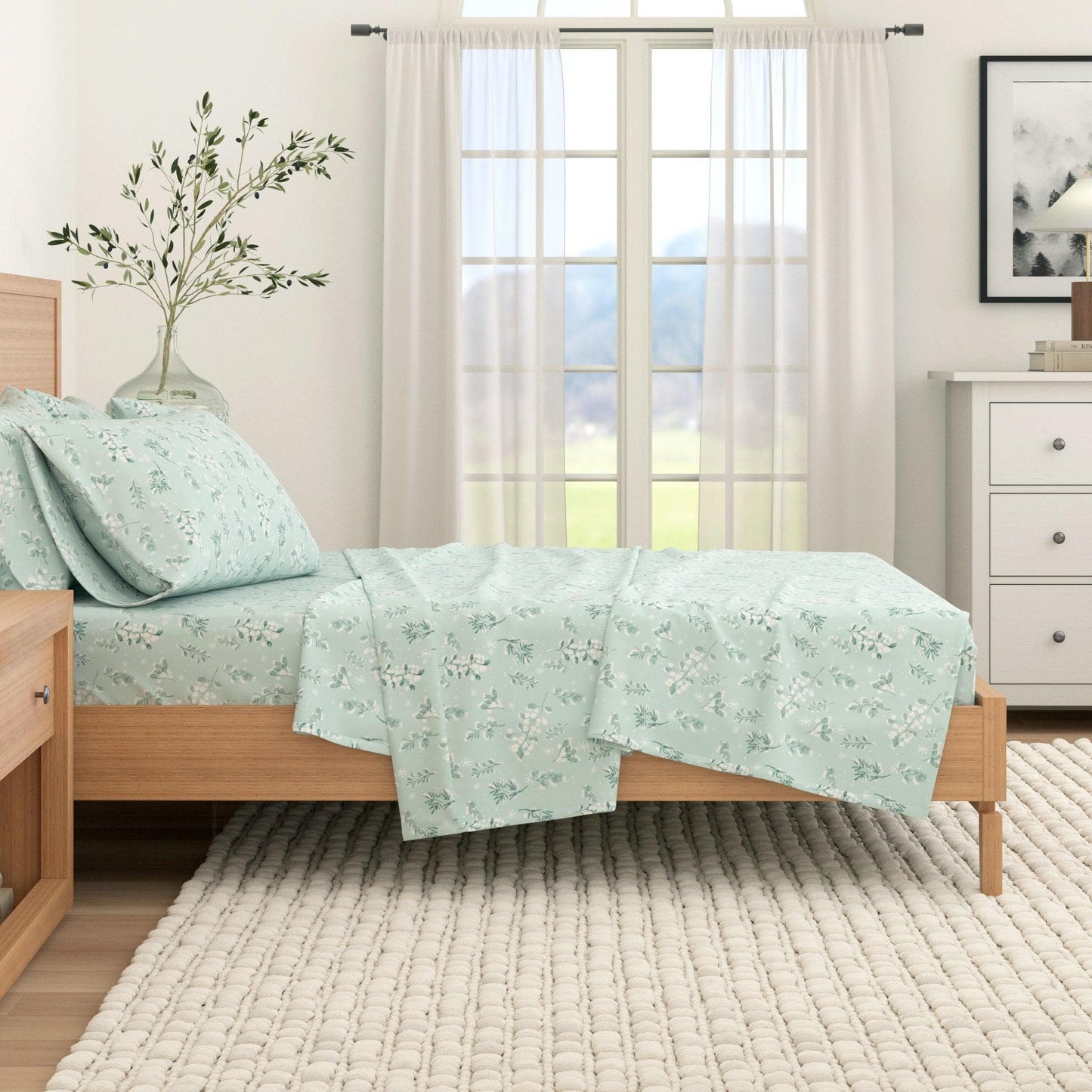 Turkish Cotton Flannel Sheets - Fall & Christmas Themed Flannel Sheets