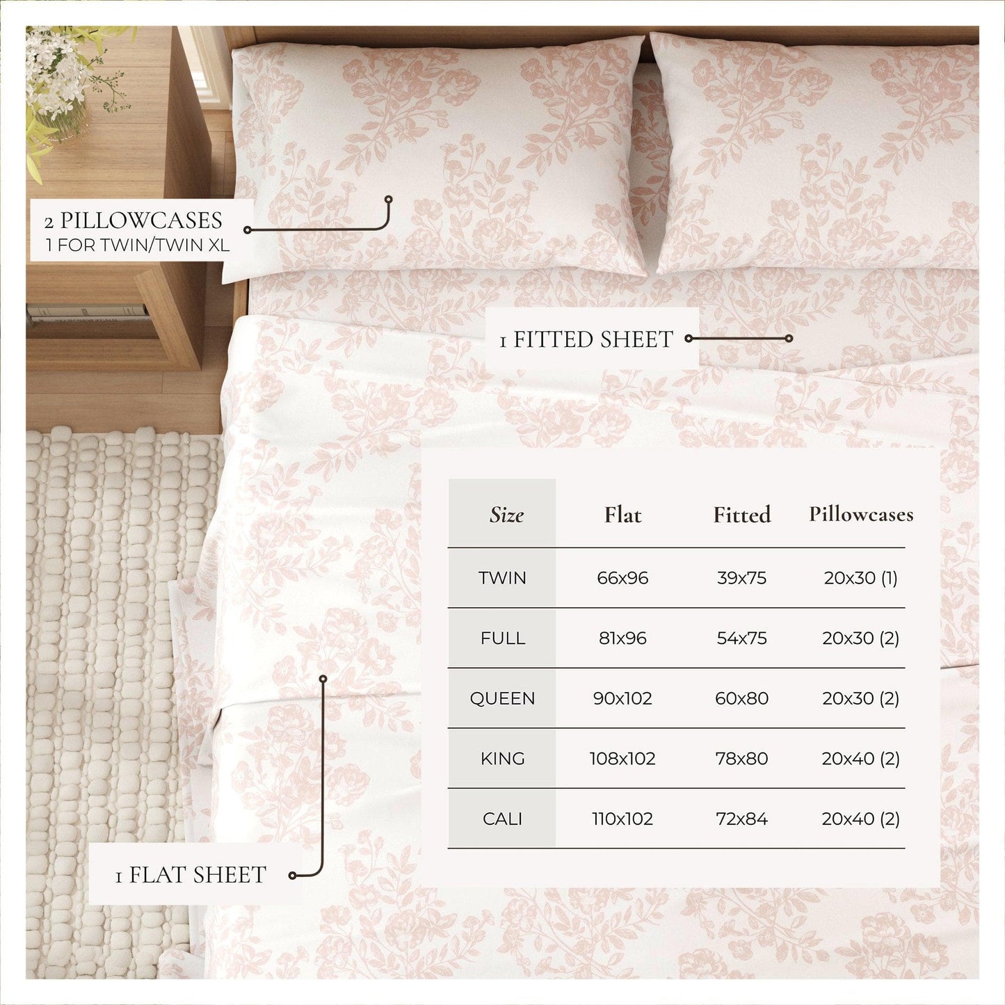 Turkish Cotton Flannel Sheets - Fall & Christmas Themed Flannel Sheets
