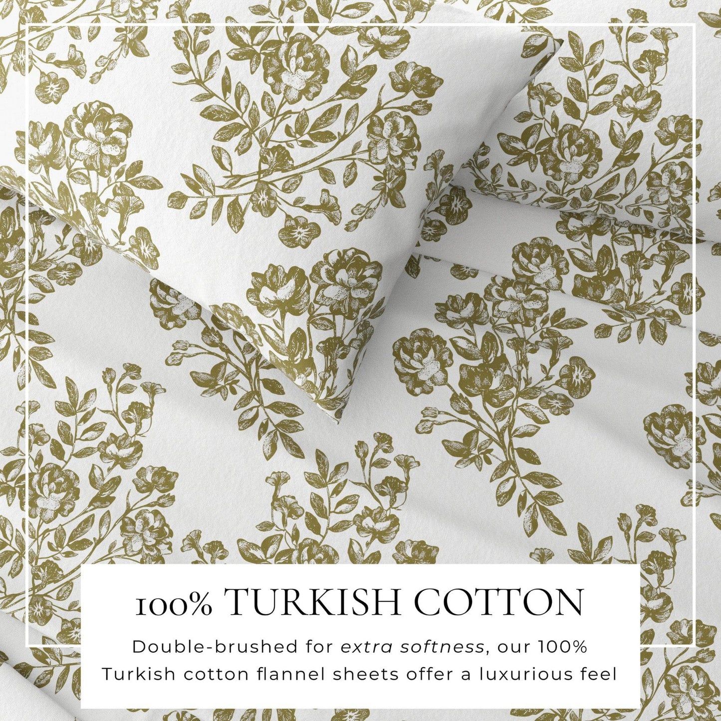 Turkish Cotton Flannel Sheets - Fall & Christmas Themed Flannel Sheets