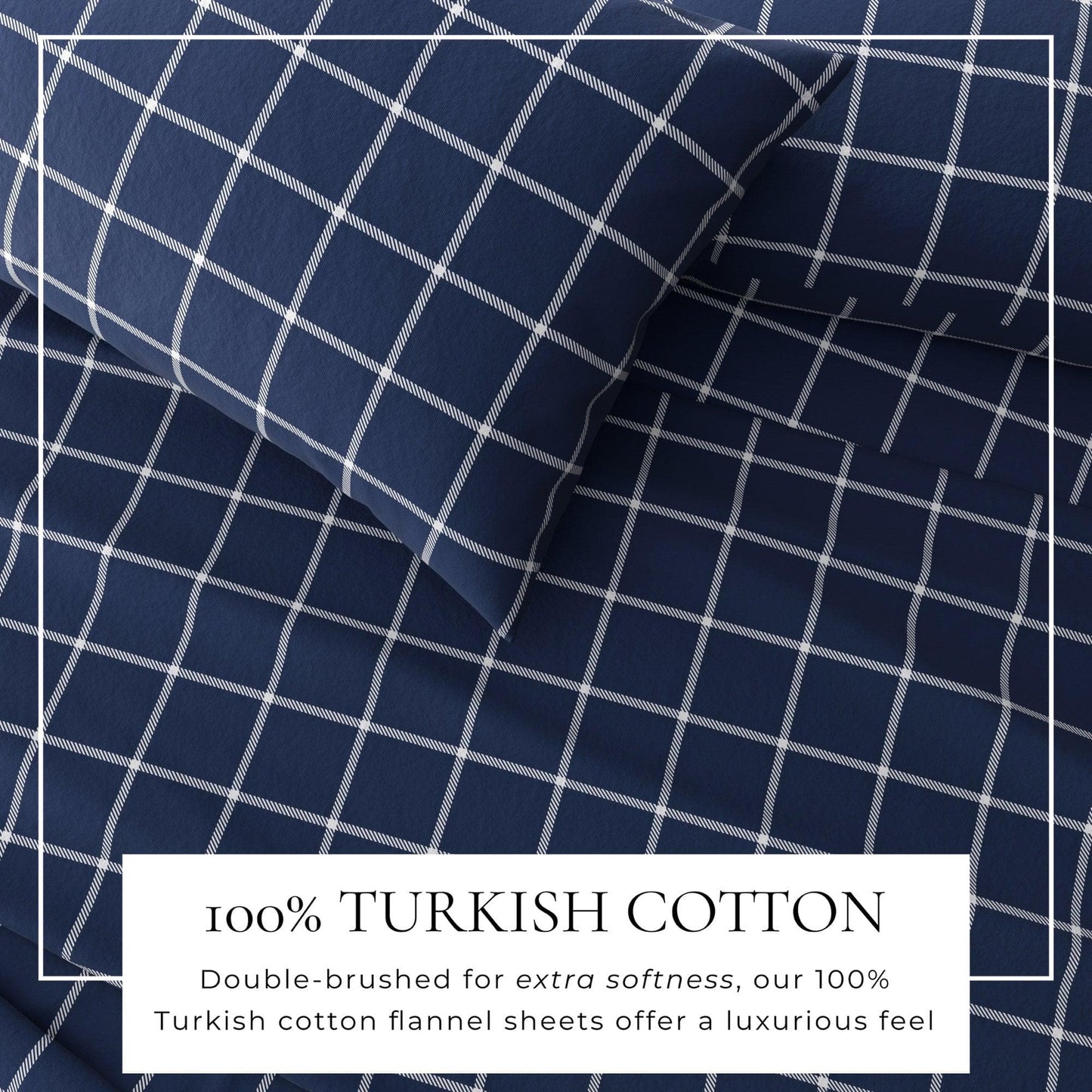 Turkish Cotton Flannel Sheets - Fall & Christmas Themed Flannel Sheets