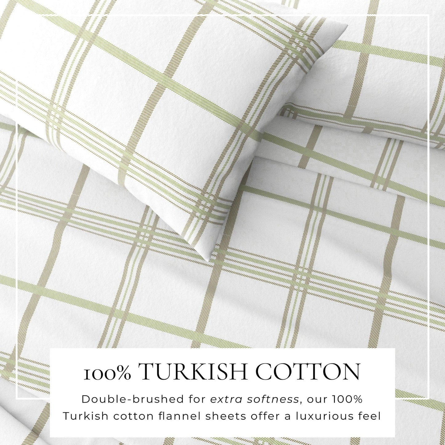 Turkish Cotton Flannel Sheets - Fall & Christmas Themed Flannel Sheets
