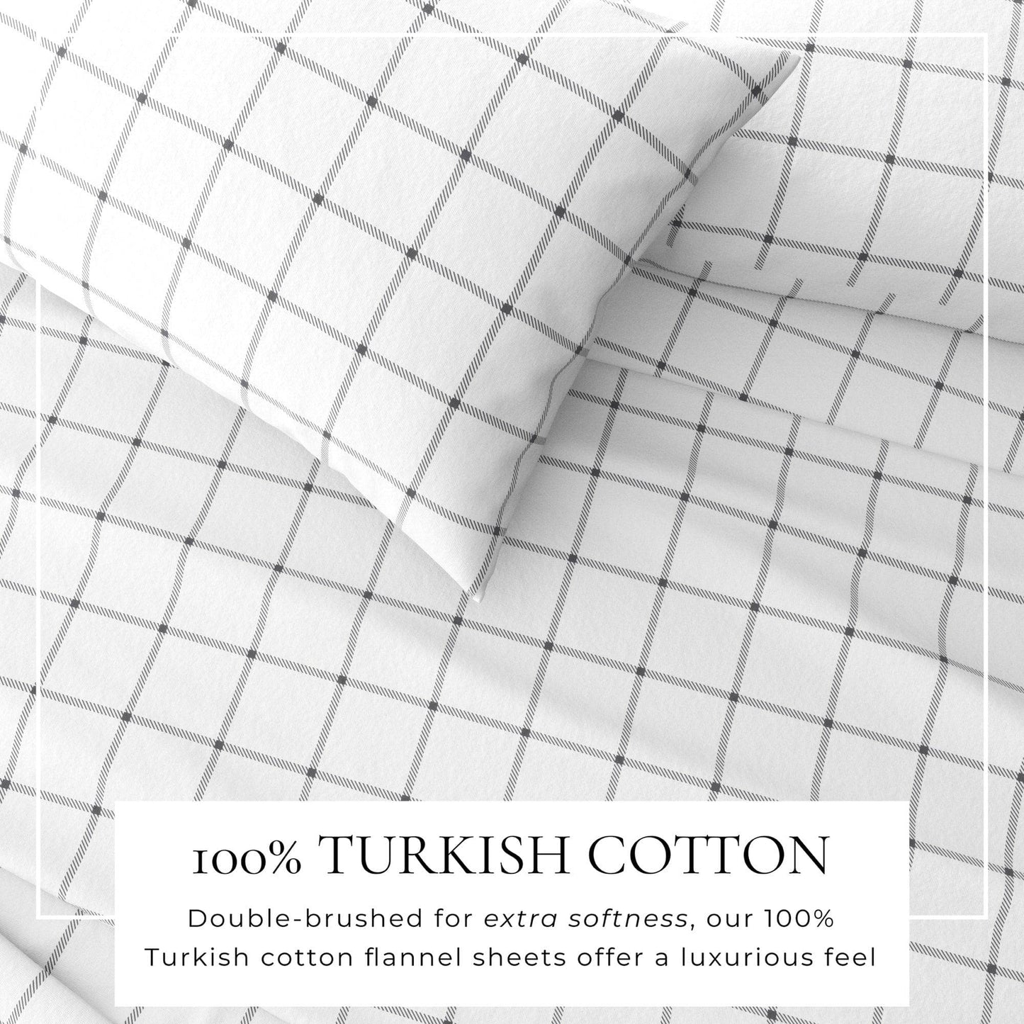 Turkish Cotton Flannel Sheets - Fall & Christmas Themed Flannel Sheets