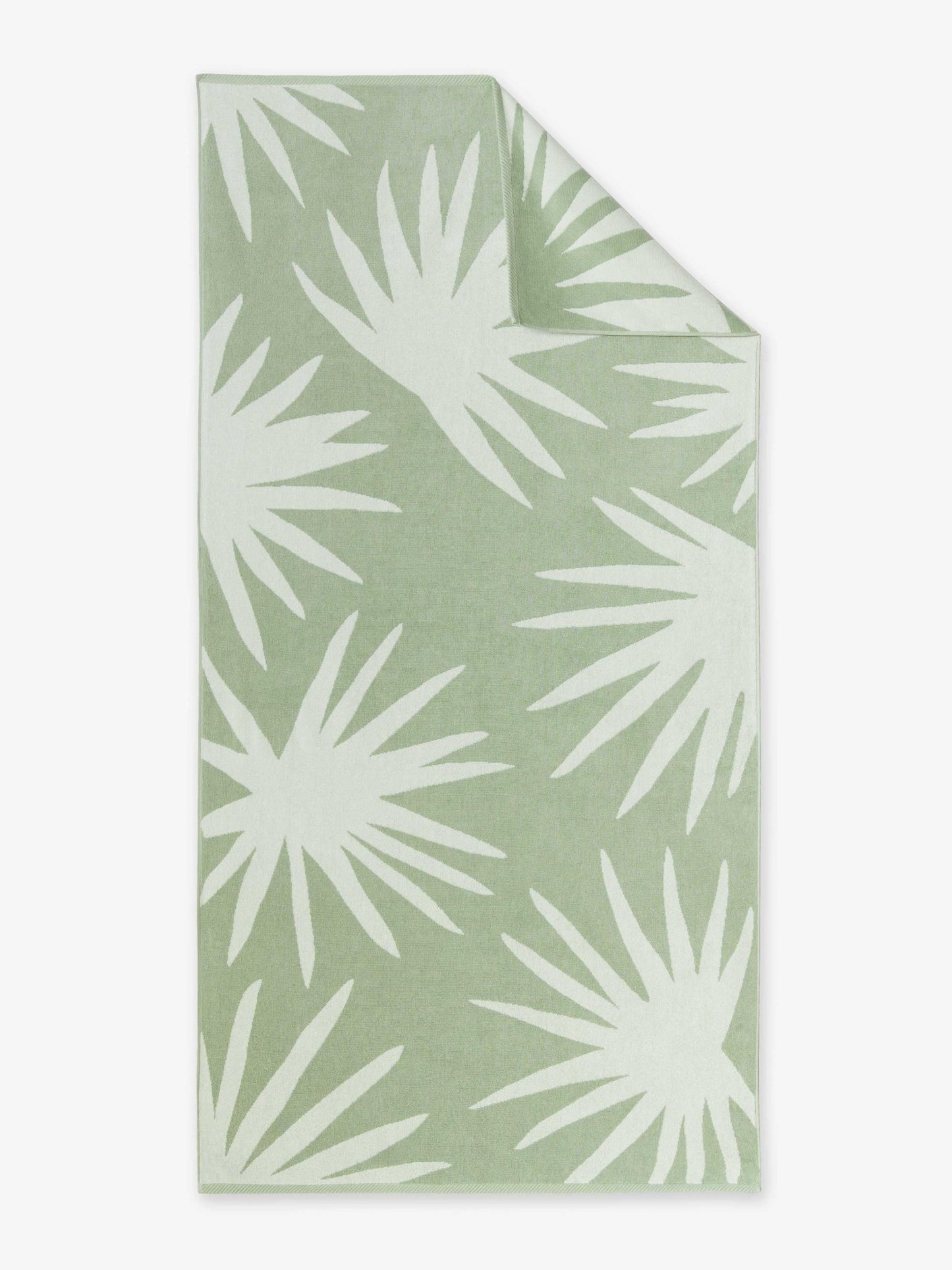 Green Agave Cabana Beach Towel - Quahog Bay Bedding