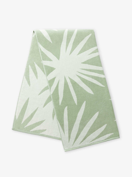 Green Agave Cabana Beach Towel - Quahog Bay Bedding