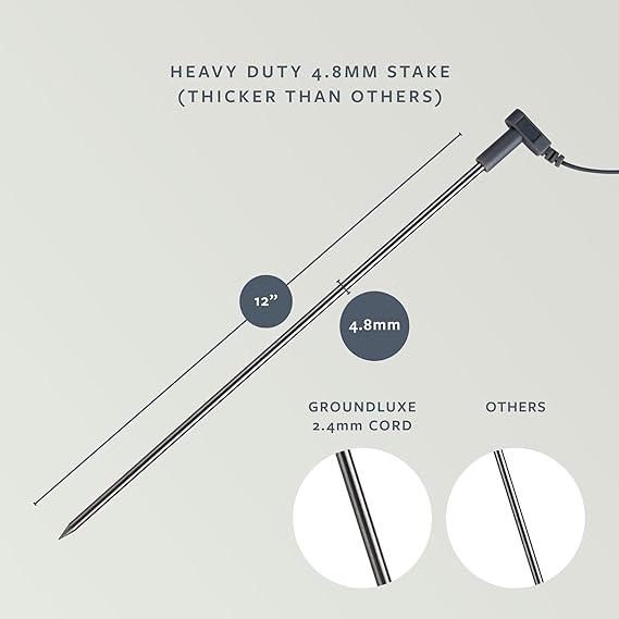 Grounding Stake w/ 40 Ft Cord - Quahog Bay Bedding