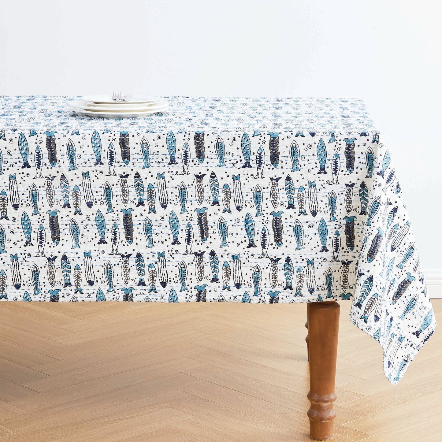 Hand Stitched Block Print Kantha Throws - Quahog Bay Bedding