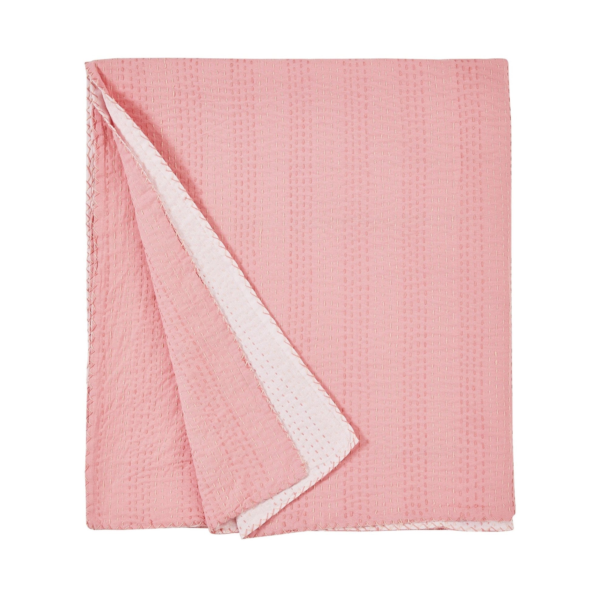 Hand Stitched Reversible Kantha Throws - Quahog Bay Bedding