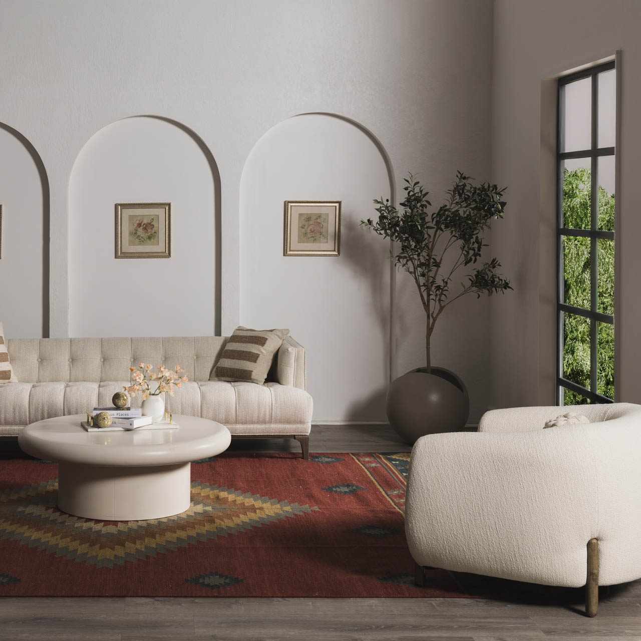 Hedon Wool Area Rug - Quahog Bay Bedding