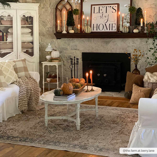 Heritage Style Flat Pile Washable Rug - Quahog Bay Bedding