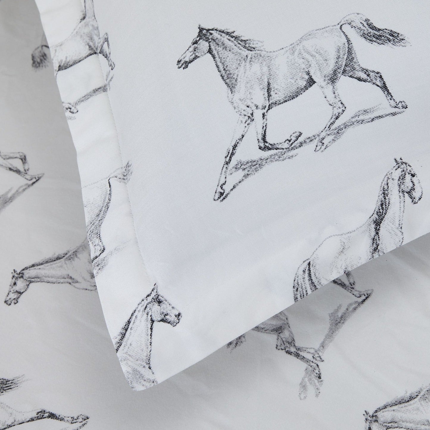 Horses Printed Duvet Set - Quahog Bay Bedding